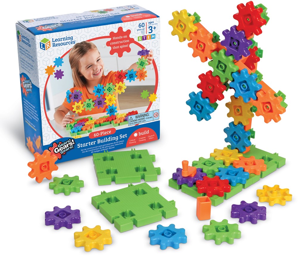 Learning Resources - Gears! Gears! Gears!® Basis Bouwset - 60 tandwielen