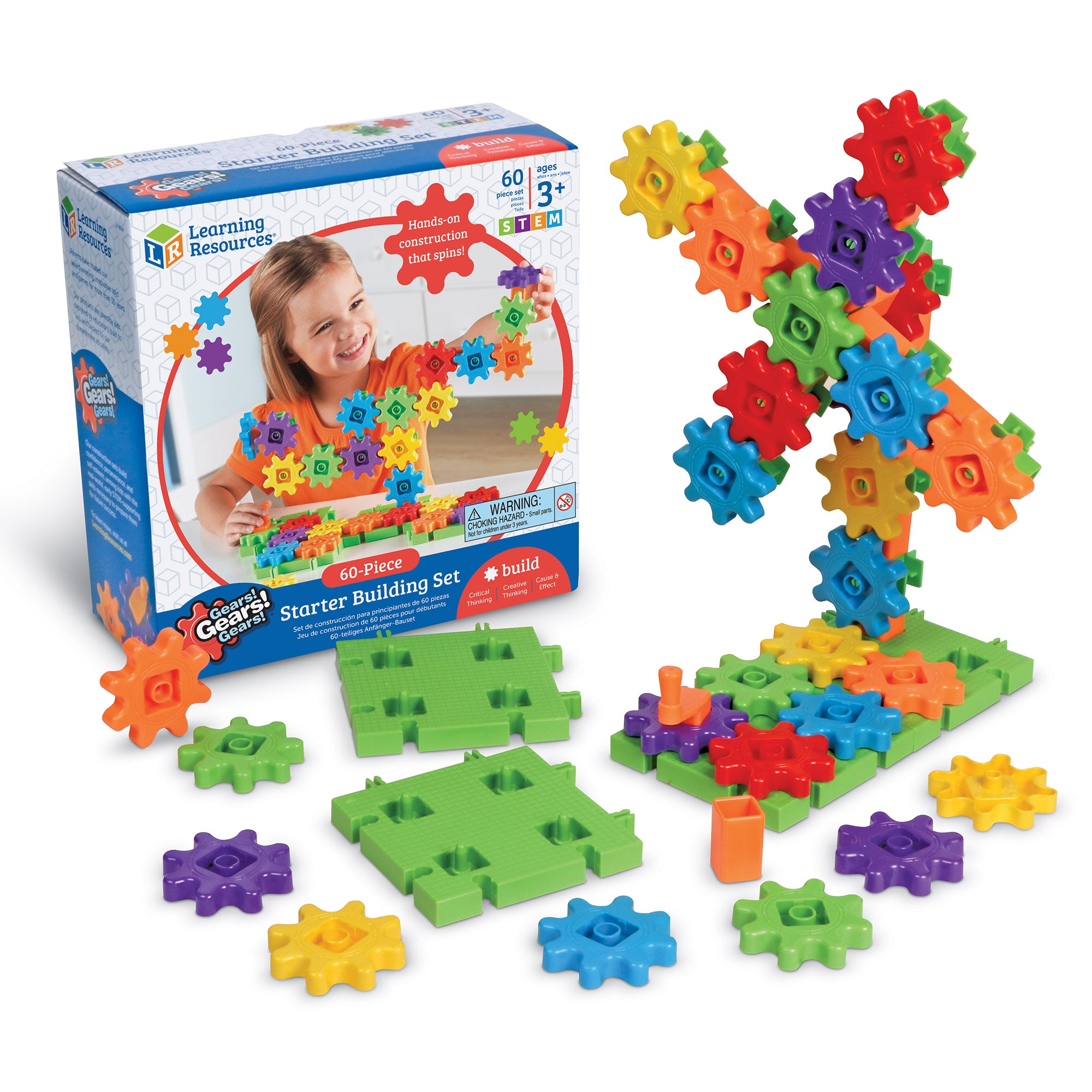 Learning Resources - Gears! Gears! Gears!® Basis Bouwset - 60 tandwielen