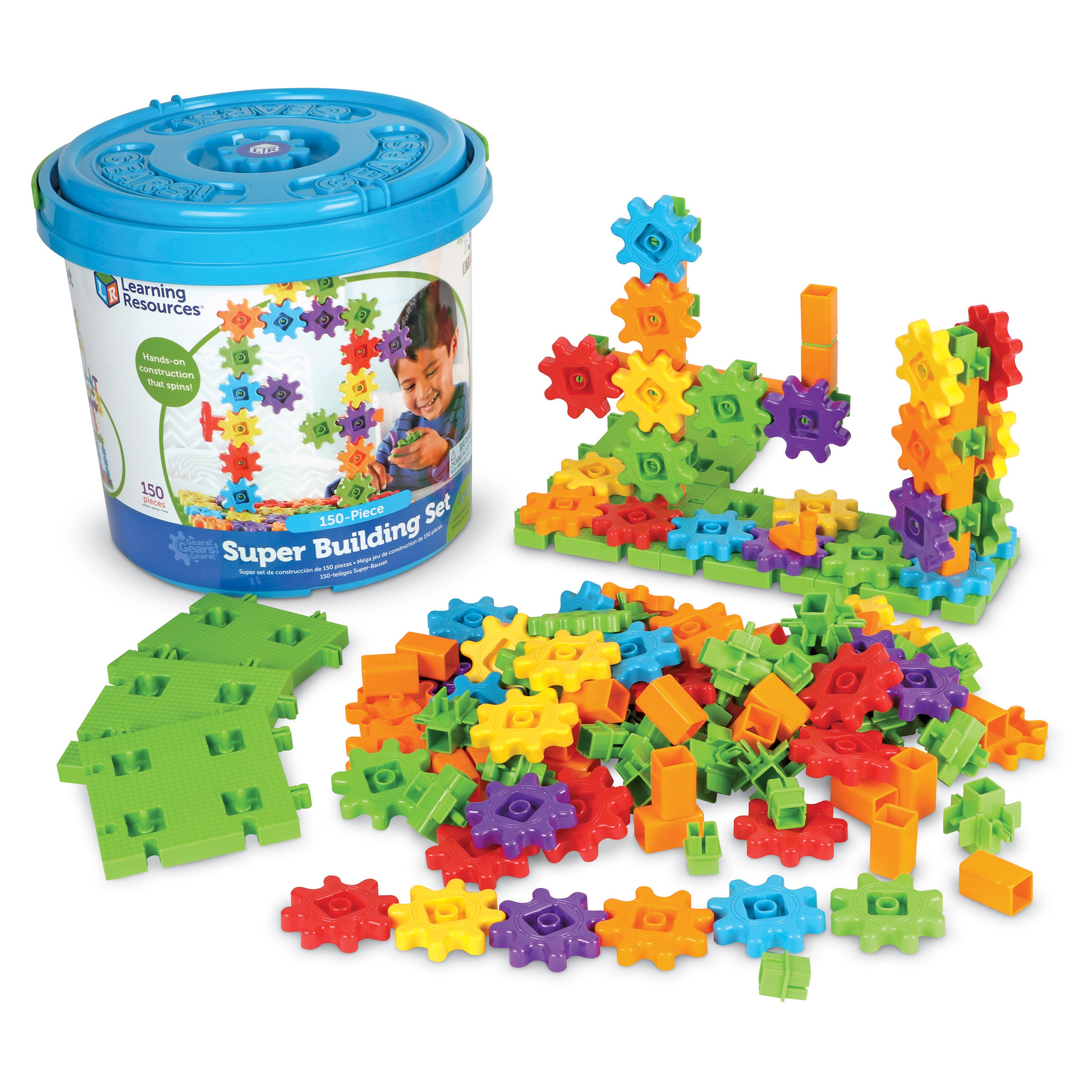 Learning Resources - Gears! Gears! Gears!® Super Bouwset - 150 Tandwielen
