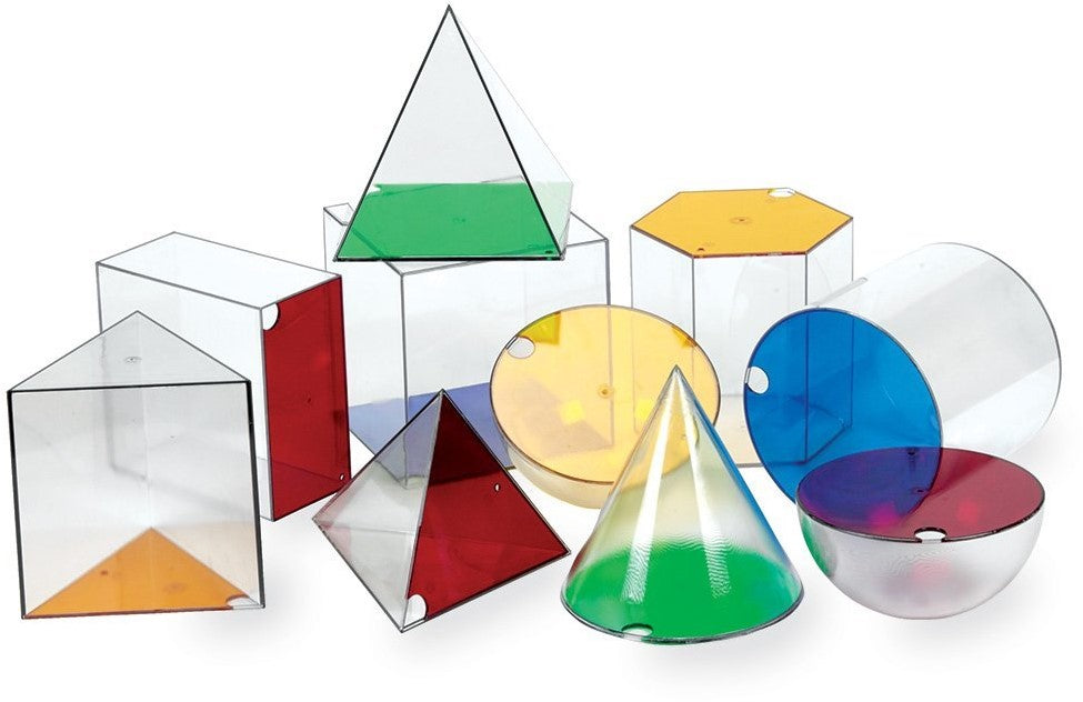 Learning Resources - Reuze 3D Meetkundevormen - Set van 10