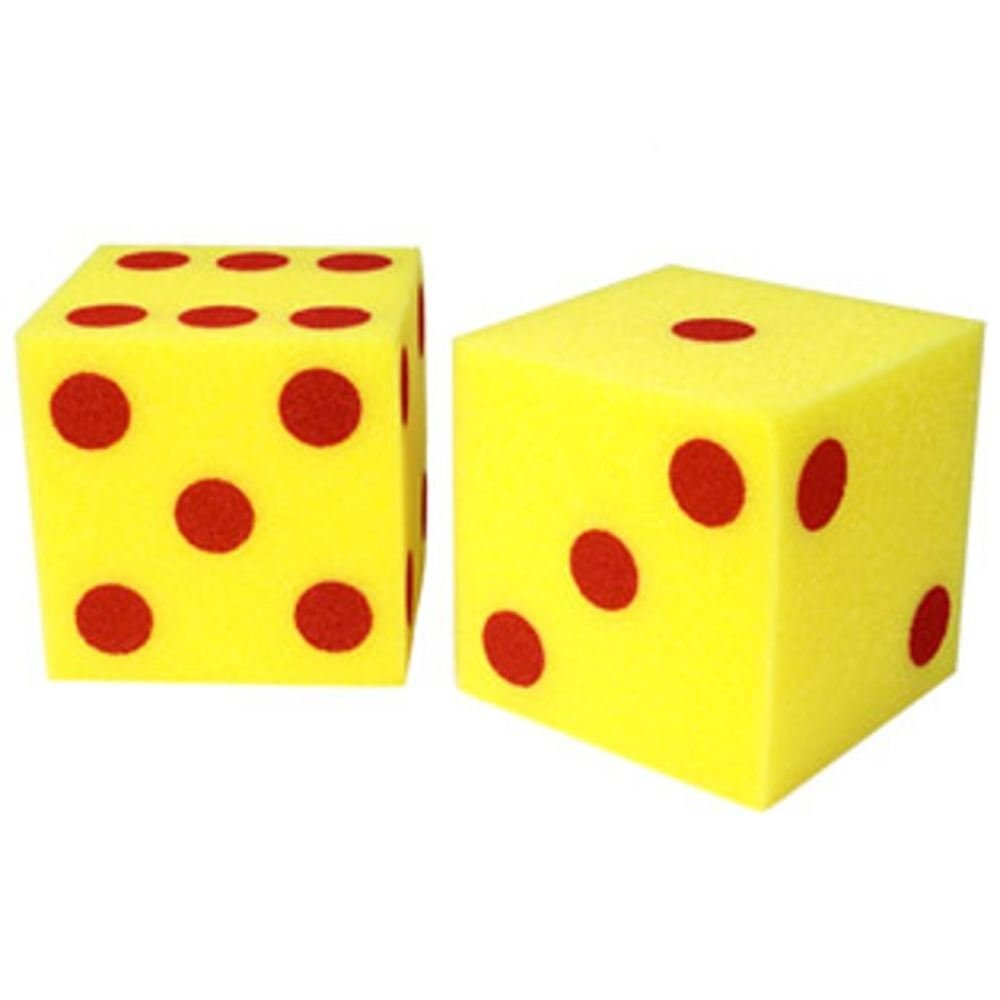 Learning Resources - Zachte Grote Dobbelstenen met Stippen (Set van 2)