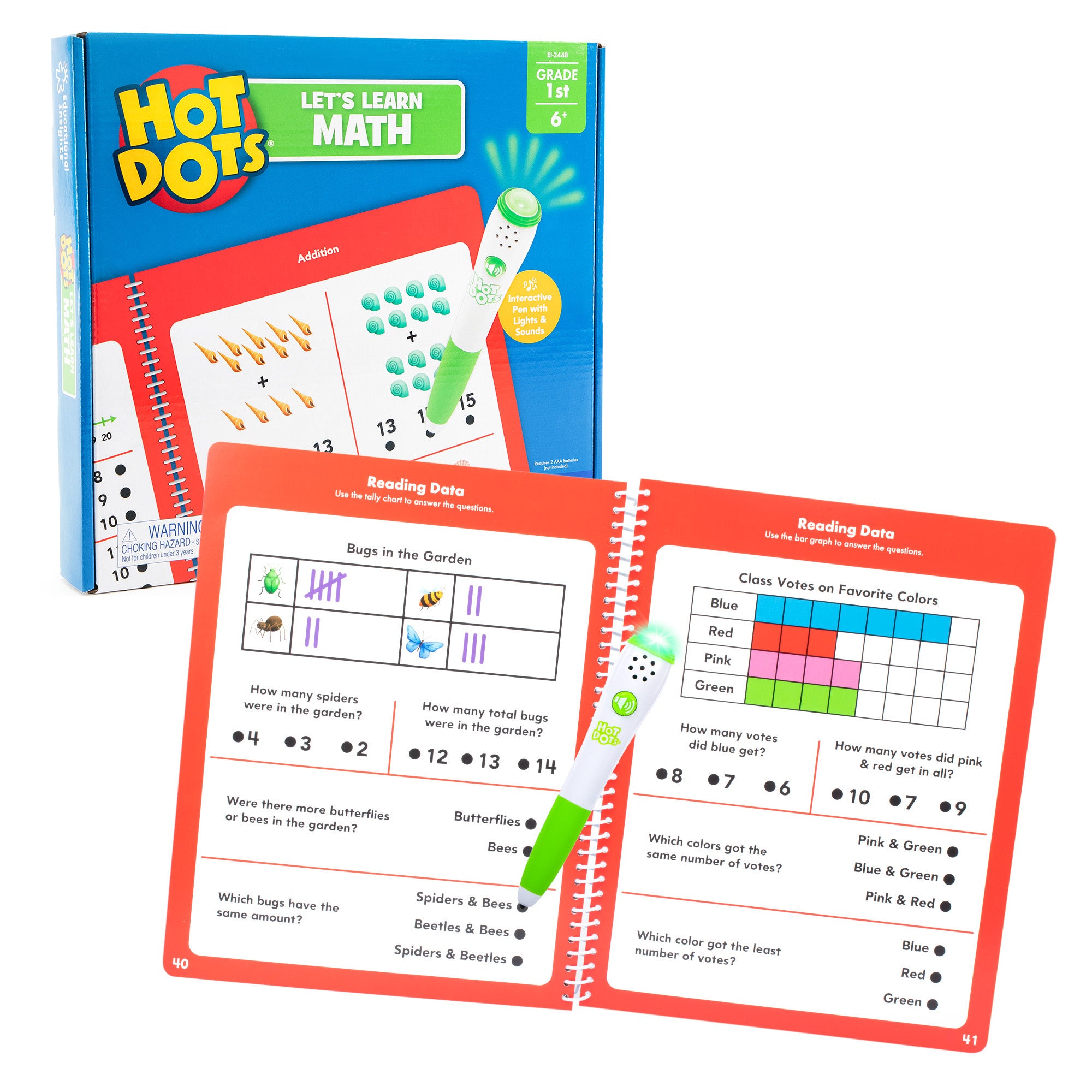 Learning Resources - Hot Dots® Laten we Rekenen Leren Groep 3