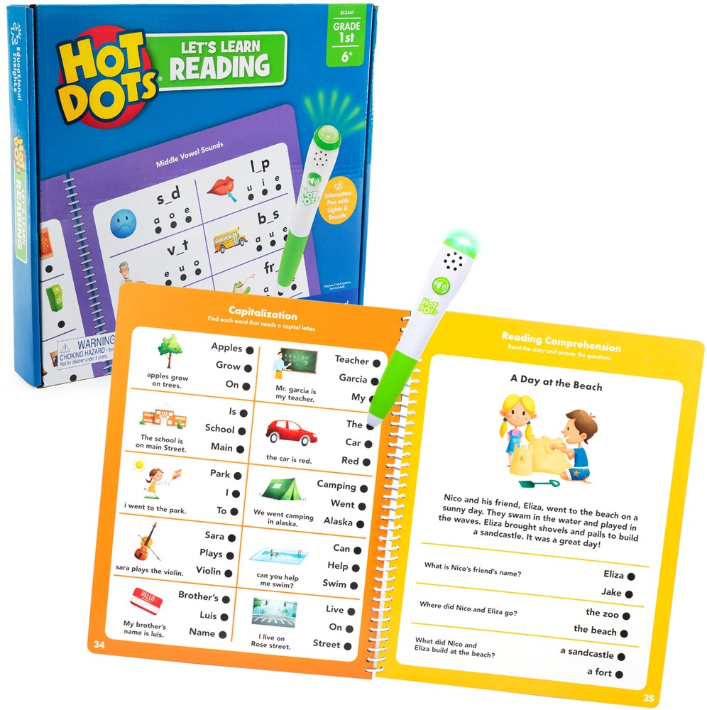 Learning Resources - Hot Dots® Leer Lezen Groep 3 Set