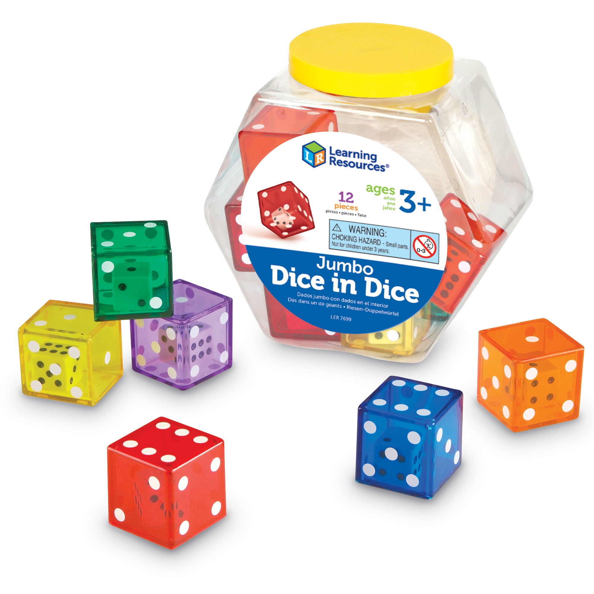 Learning Resources - Jumbo Dobbelstenen in Dobbelstenen