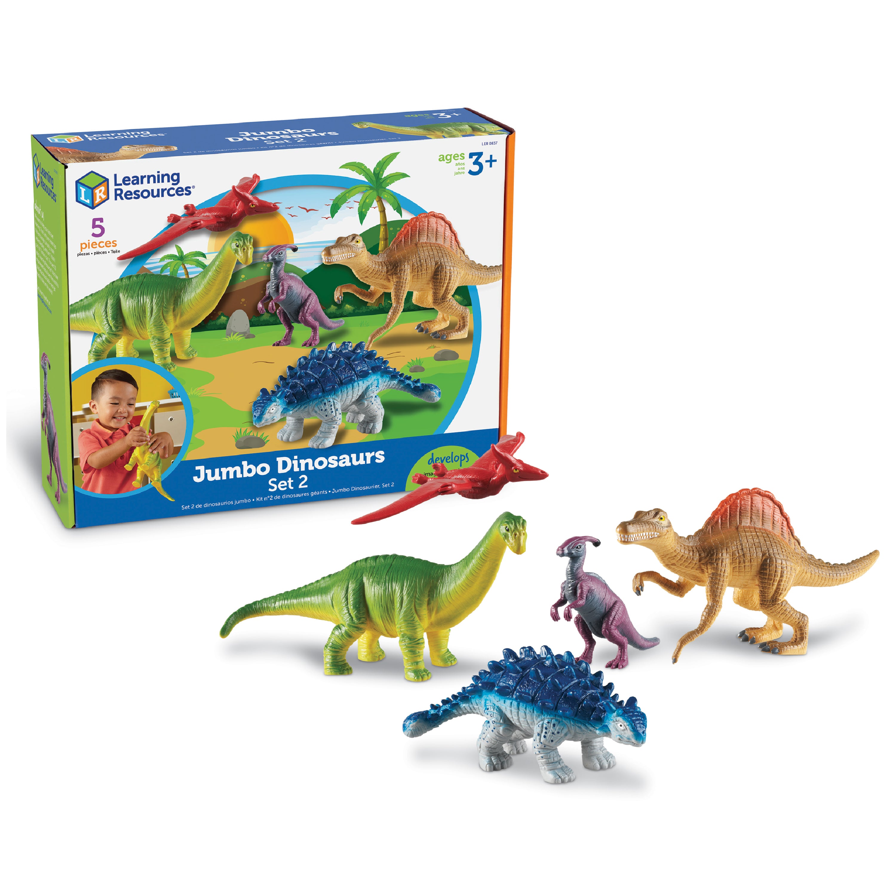 Learning Resources - Jumbo Dinosaurussen Set 2