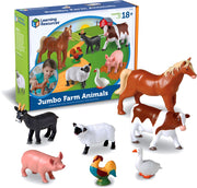 Learning Resources - Jumbo Boerderijdieren Set - 7 Stuks