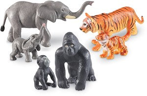 Learning Resources - Jumbo Jungledierset Mama's en Baby's - 6 Speelfiguren