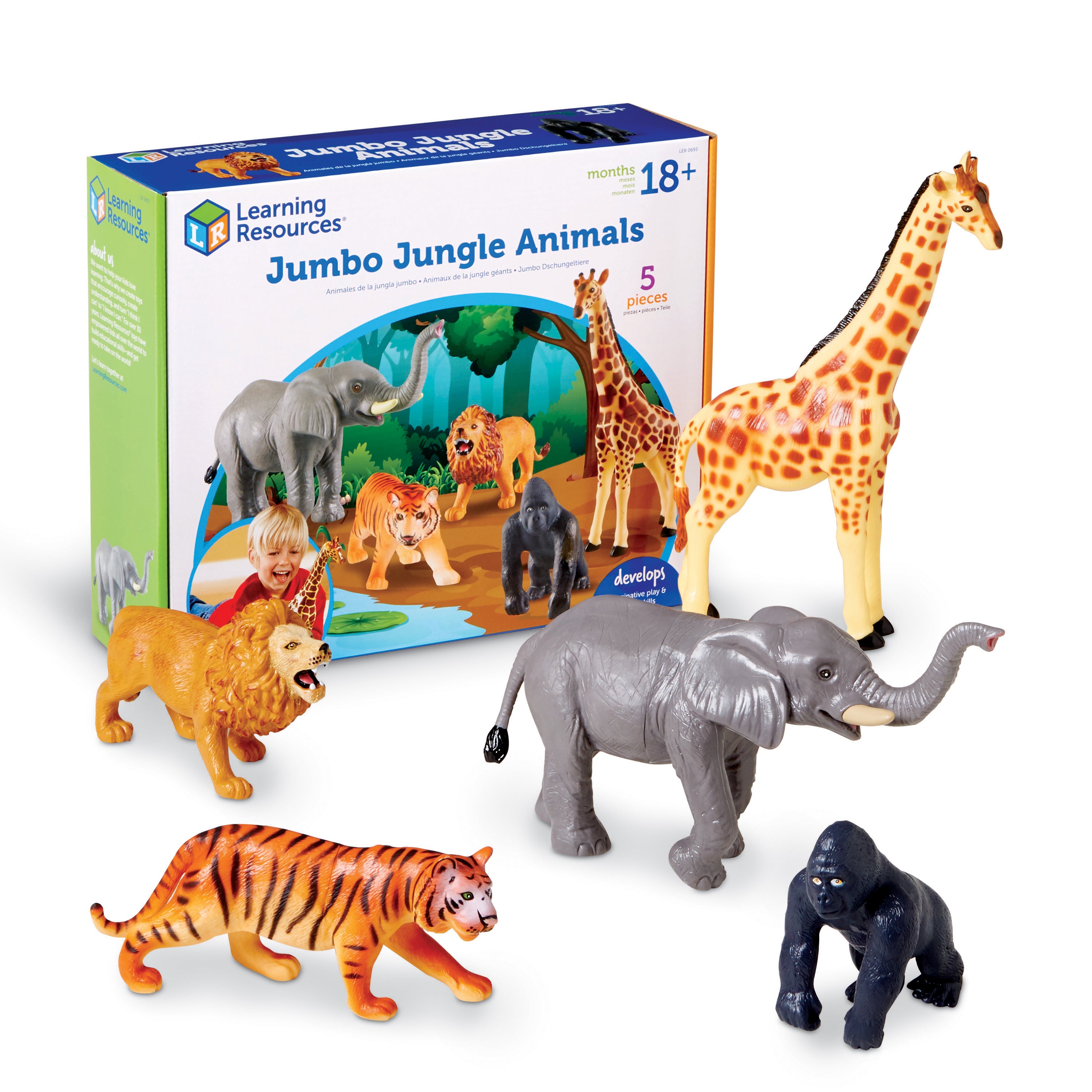 Learning Resources - Jumbo Jungledieren Set