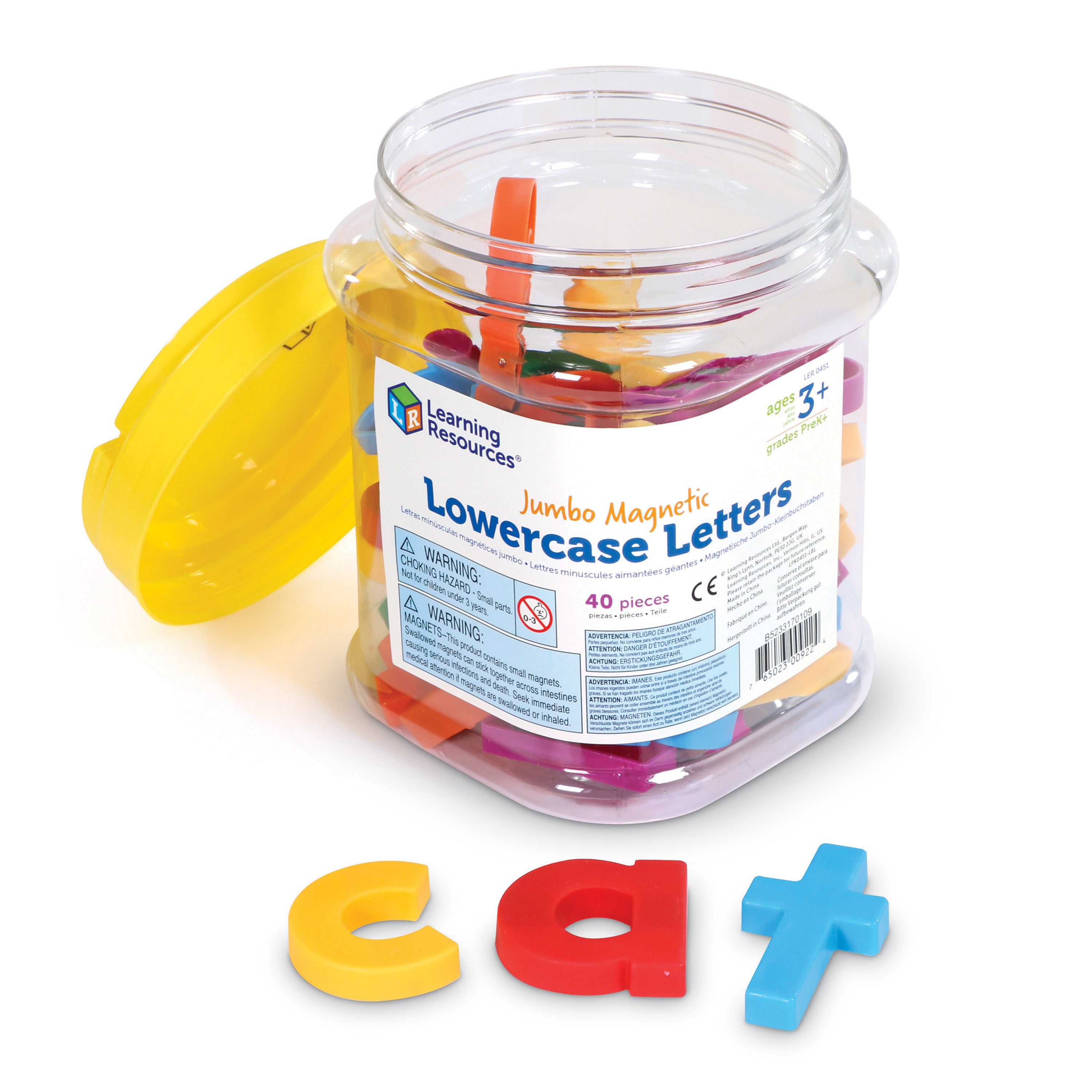 Learning Resources - Jumbo Magnetische Letters Kleine Letters - Set van 40