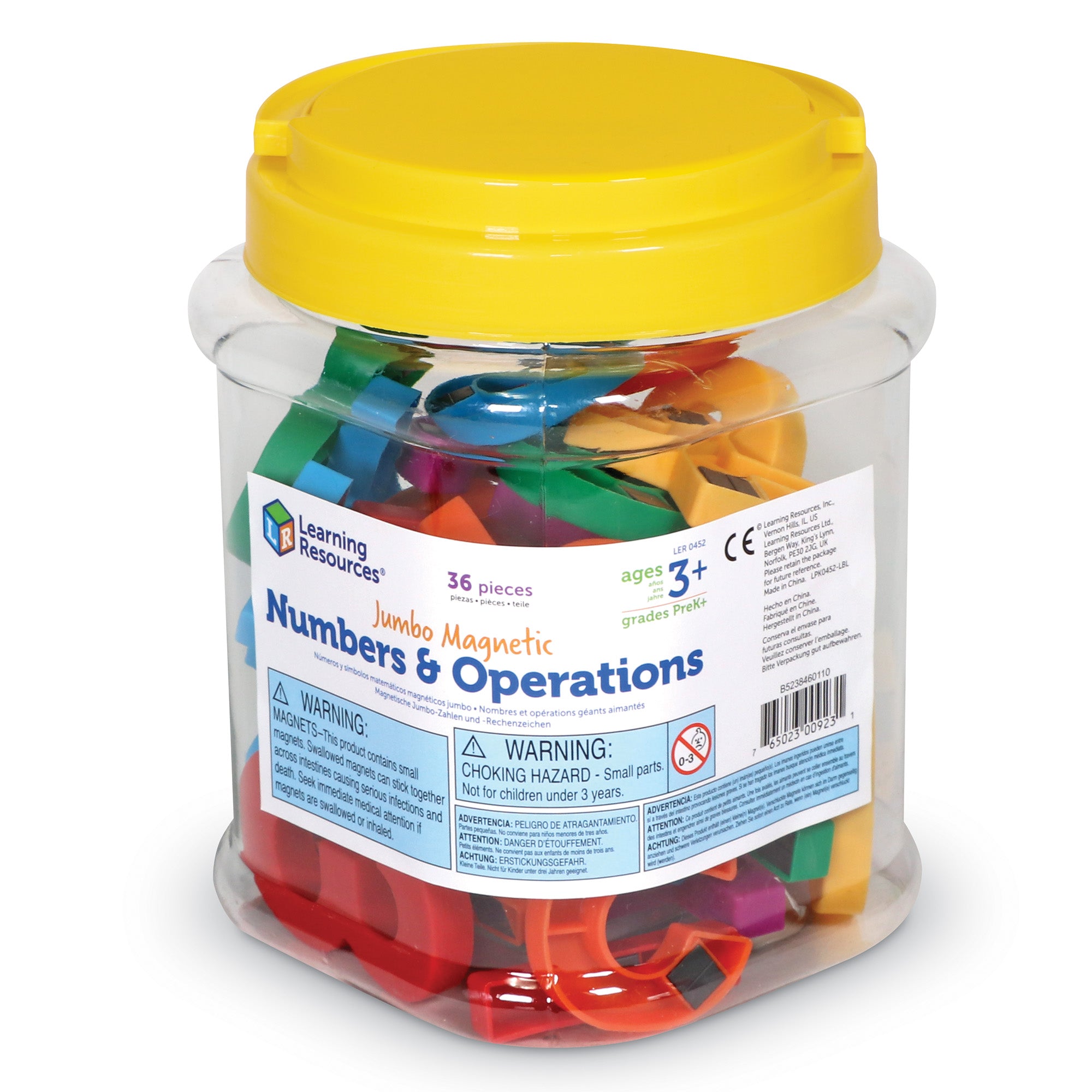 Learning Resources - Jumbo Magnetische Cijfers en Rekentekens - Set van 36