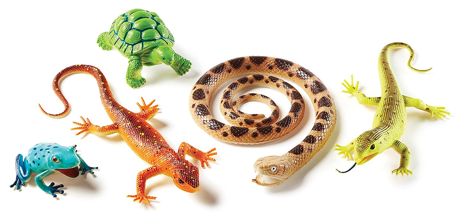 Learning Resources - Jumbo Reptielen en Amfibieën - 5 Stuks