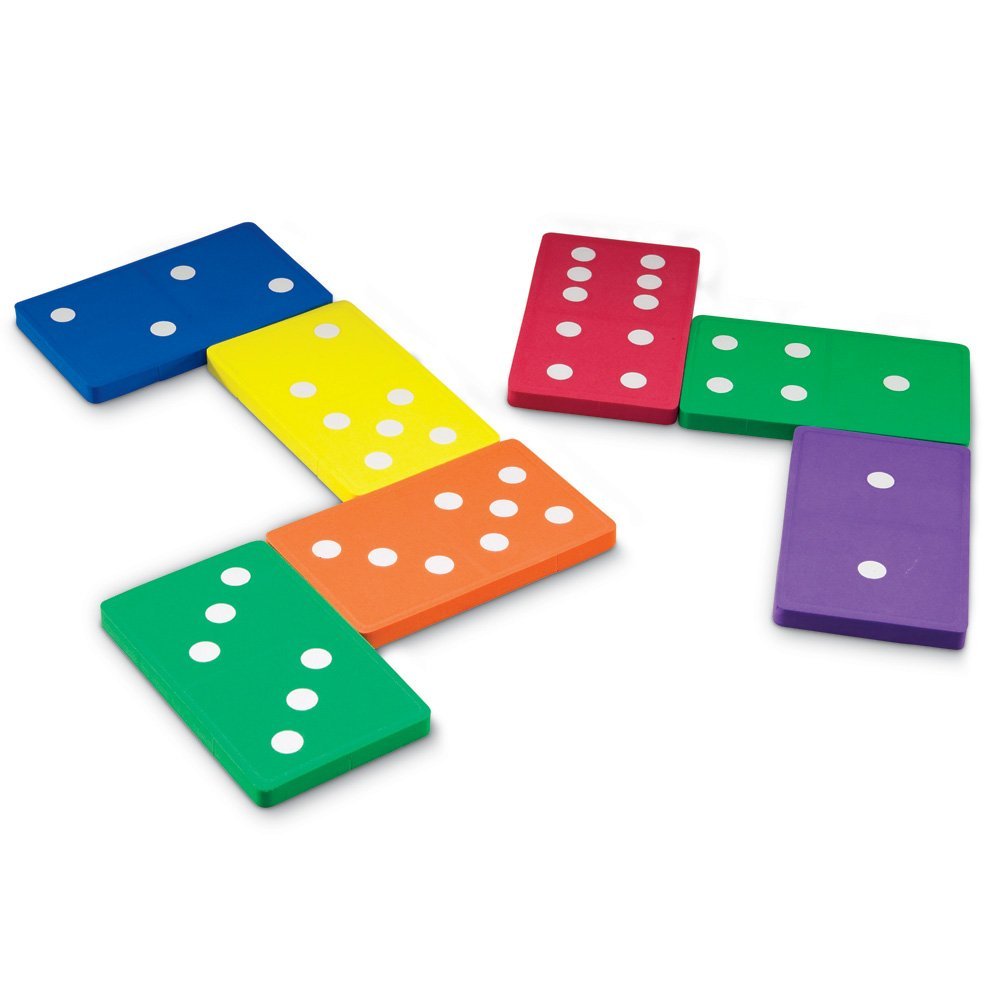 Learning Resources - Jumbo Zachte Schuimrubber Dominostenen