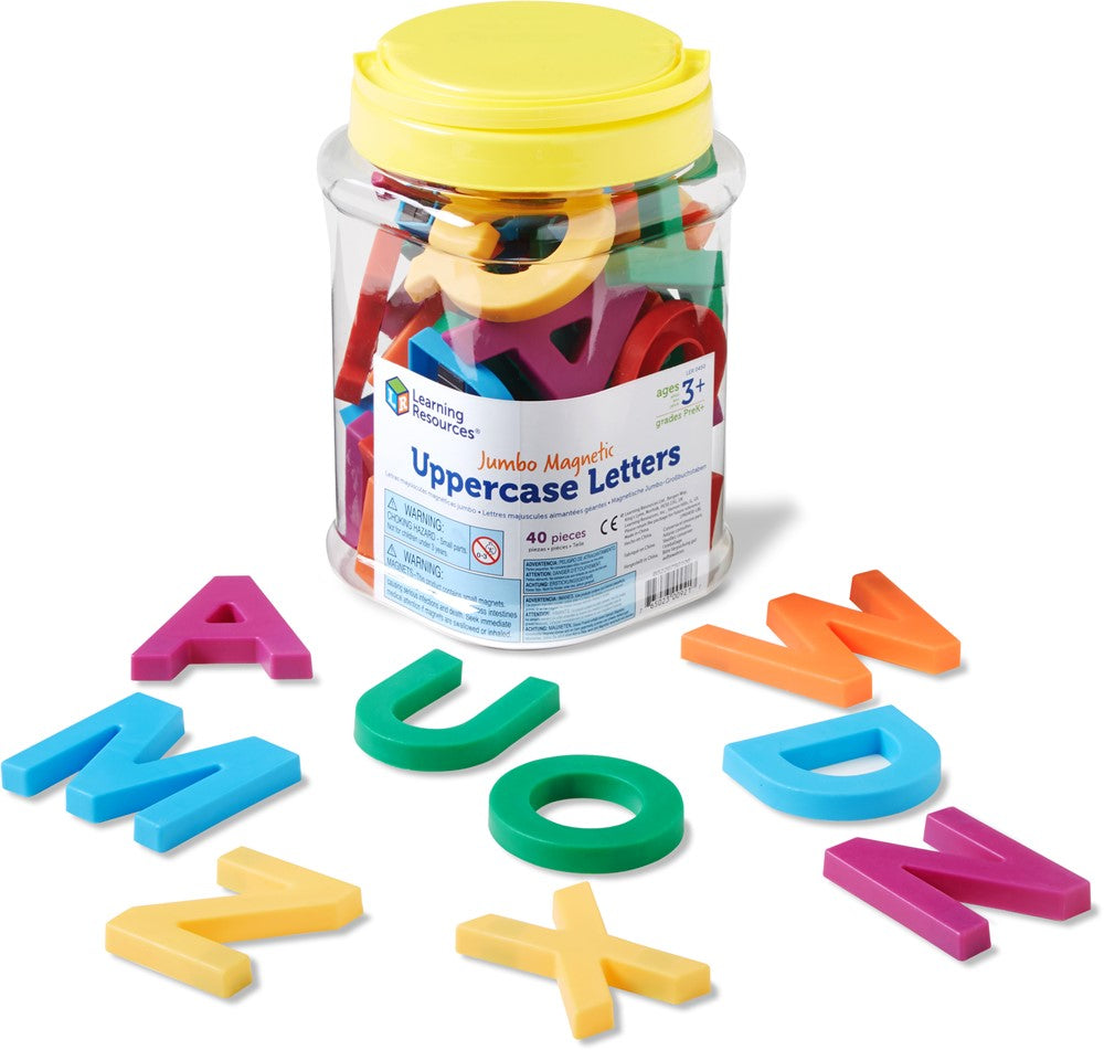Learning Resources - Jumbo Magnetische Hoofdletters, Set van 40