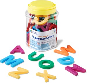 Learning Resources - Jumbo Magnetische Hoofdletters, Set van 40