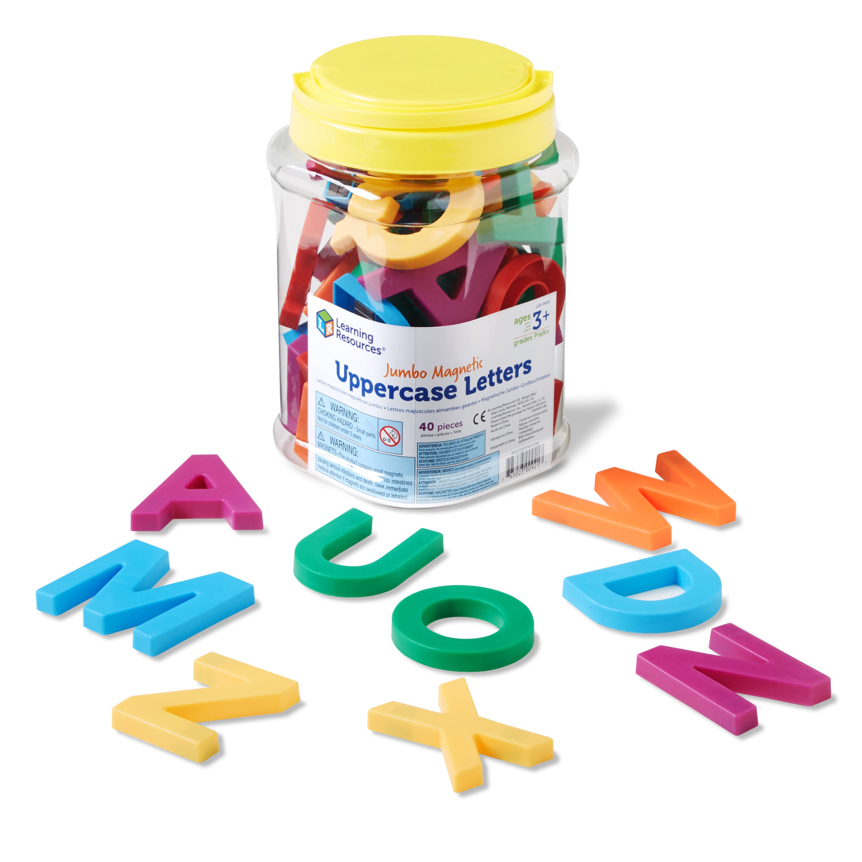 Learning Resources - Jumbo Magnetische Hoofdletters, Set van 40