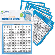 Learning Resources - Gelamineerde Honderdvelden Set van 10