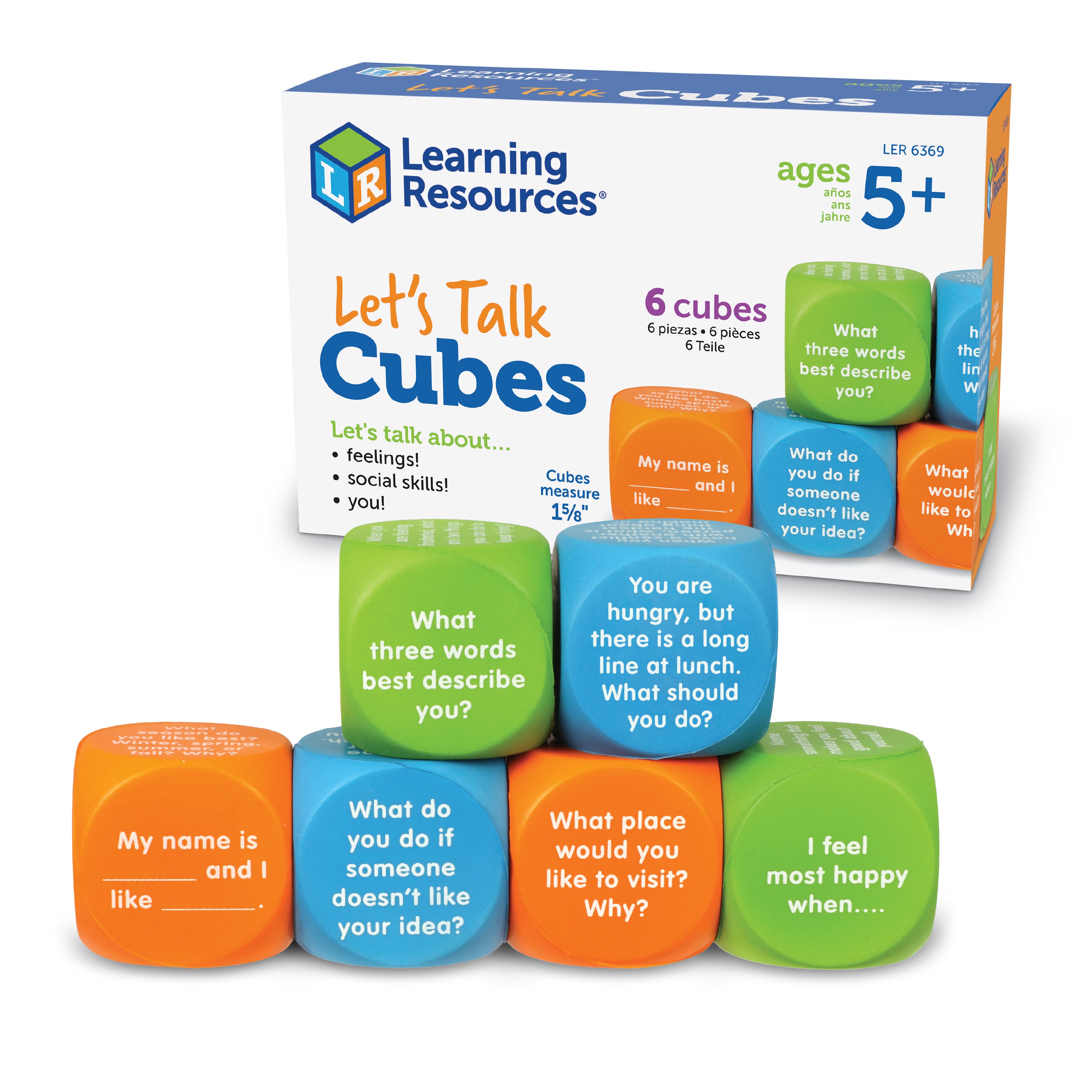 Learning Resources - Praatwürfel Gespreksstarters