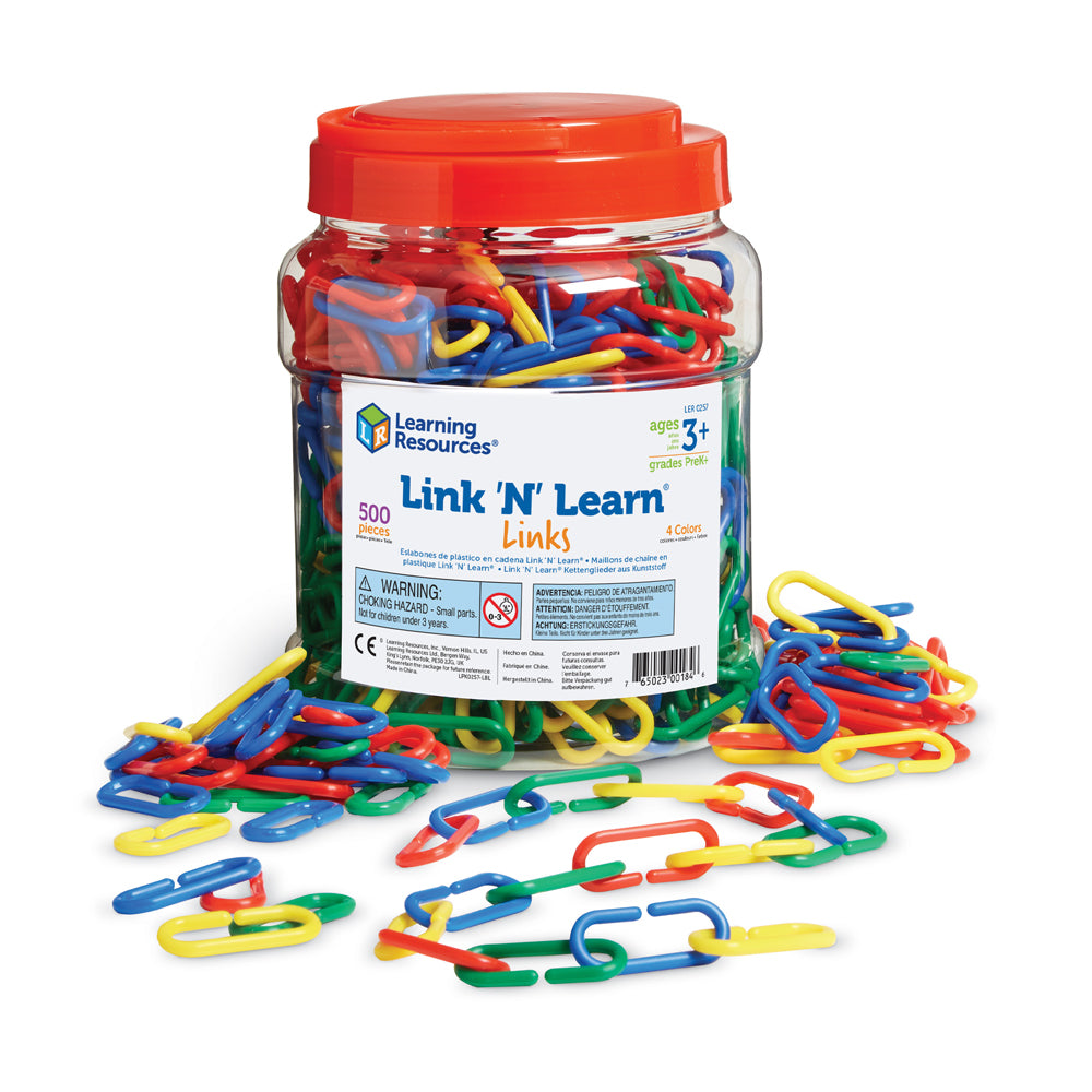 Learning Resources - Klik en Leer Schakels - Set van 500 stuks