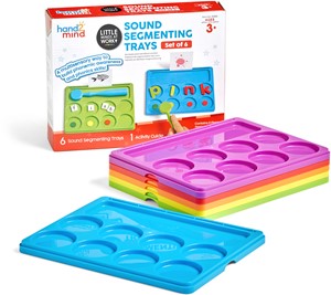 Learning Resources - Klanksegmentatiebakjes Little Hands at Work (Set van 6)