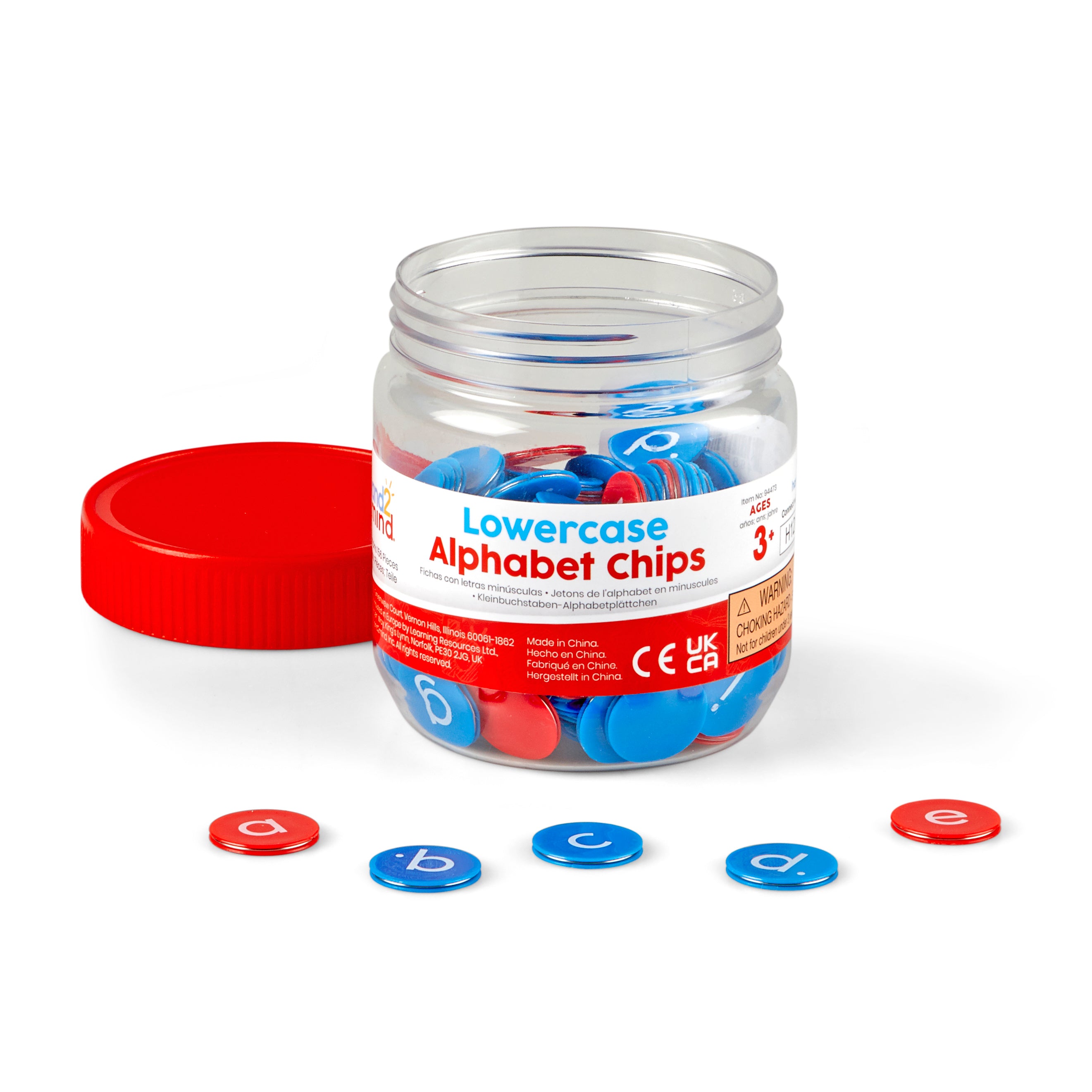 Learning Resources - Alfabet Fiches Kleine Letters, 156 Stuks