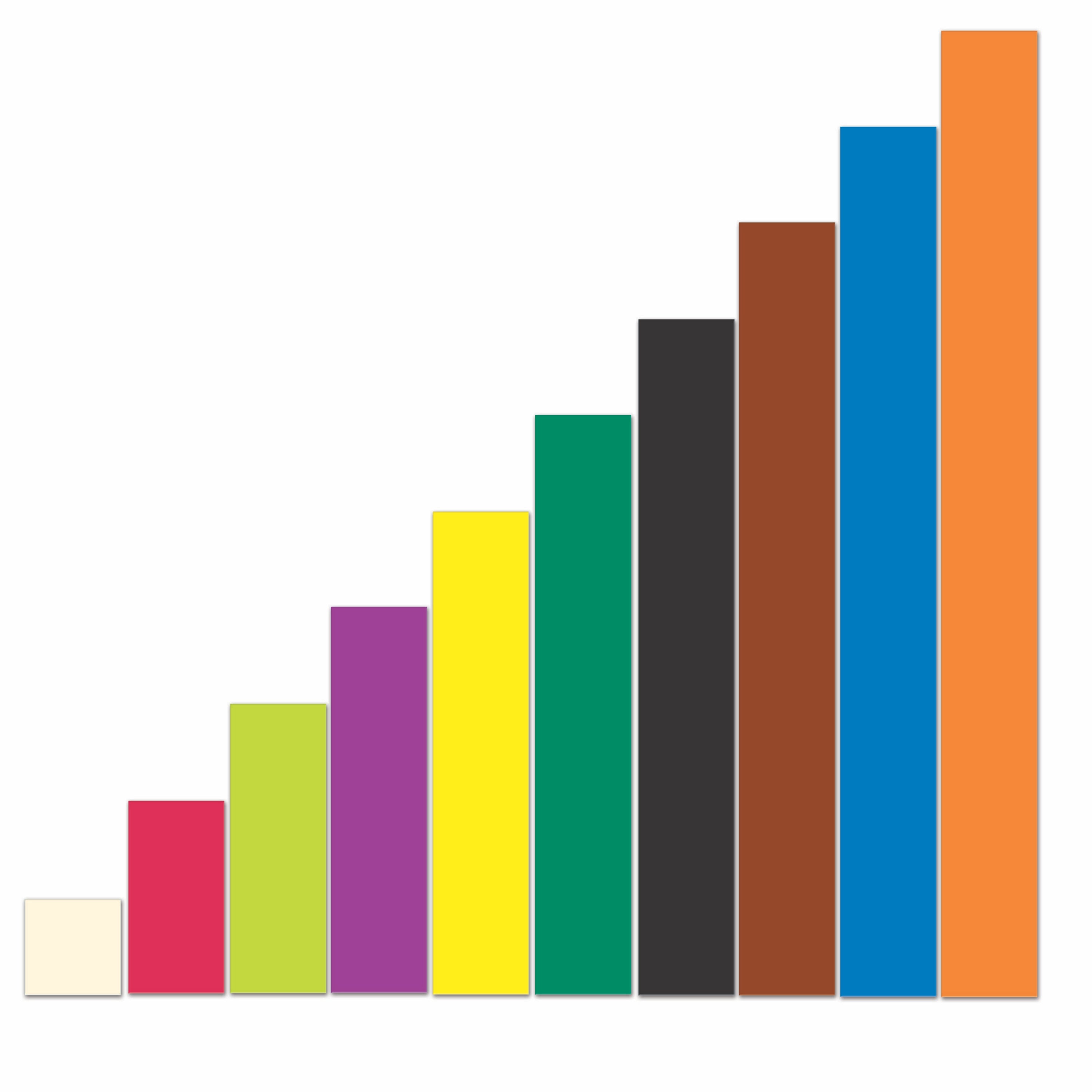Learning Resources - Magnetische Cuisenaire Rekenstaven