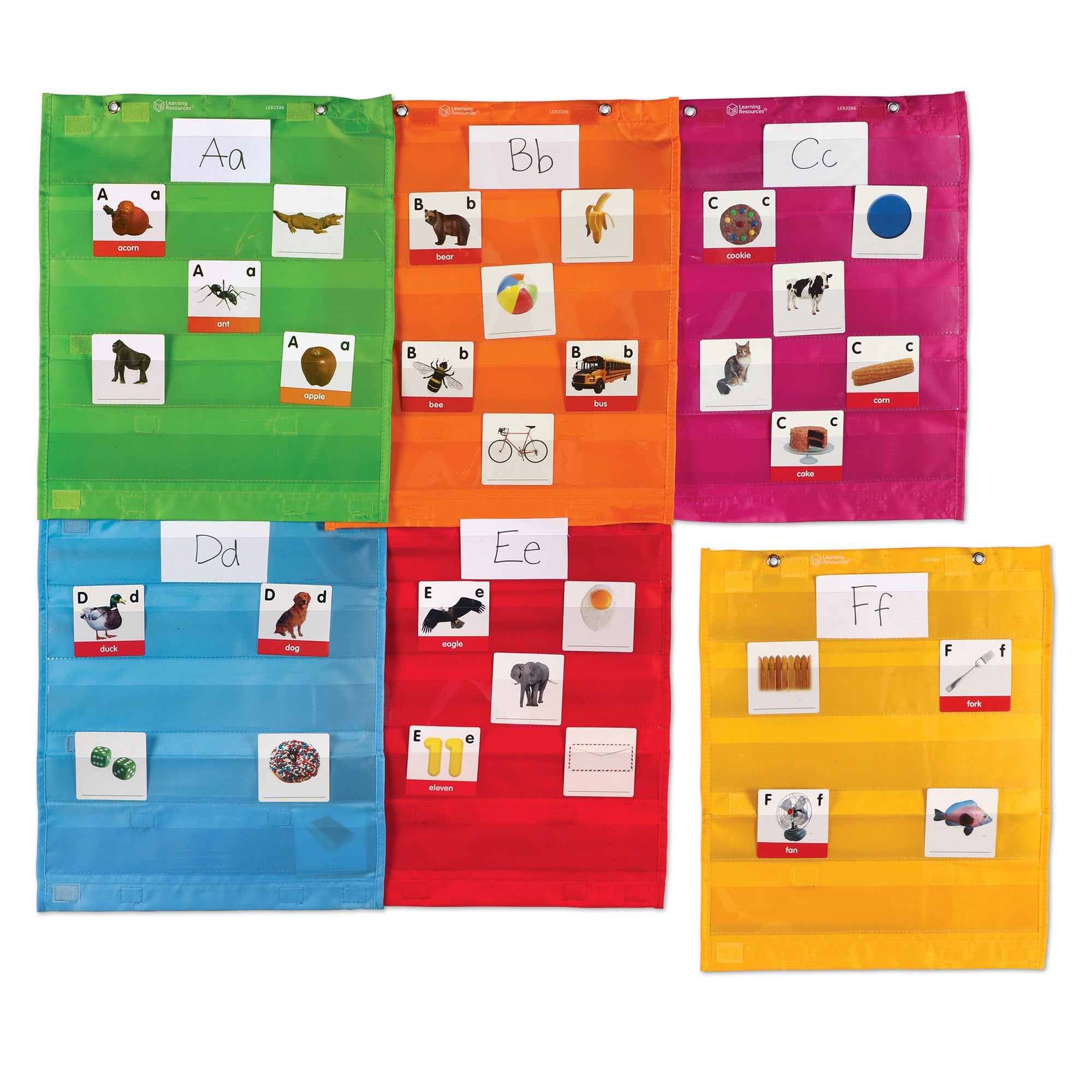 Learning Resources - Magnetische Zakjes voor Prikbord - Set van 6