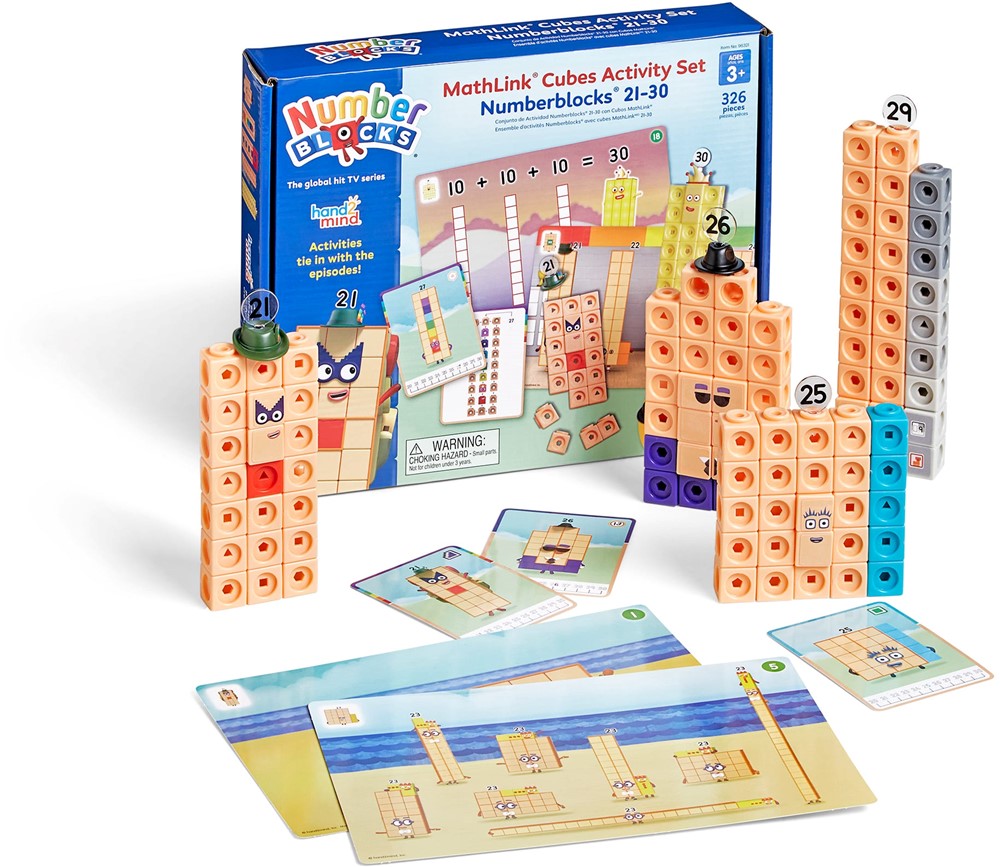Learning Resources - MathLink Blokjes Numberblocks 21-30 Activiteitenset