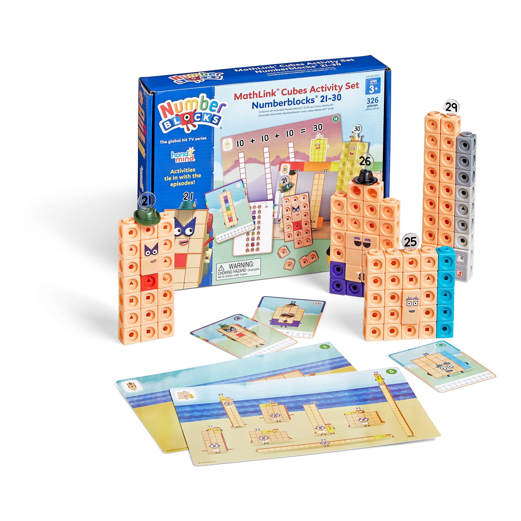 Learning Resources - MathLink Blokjes Numberblocks 21-30 Activiteitenset