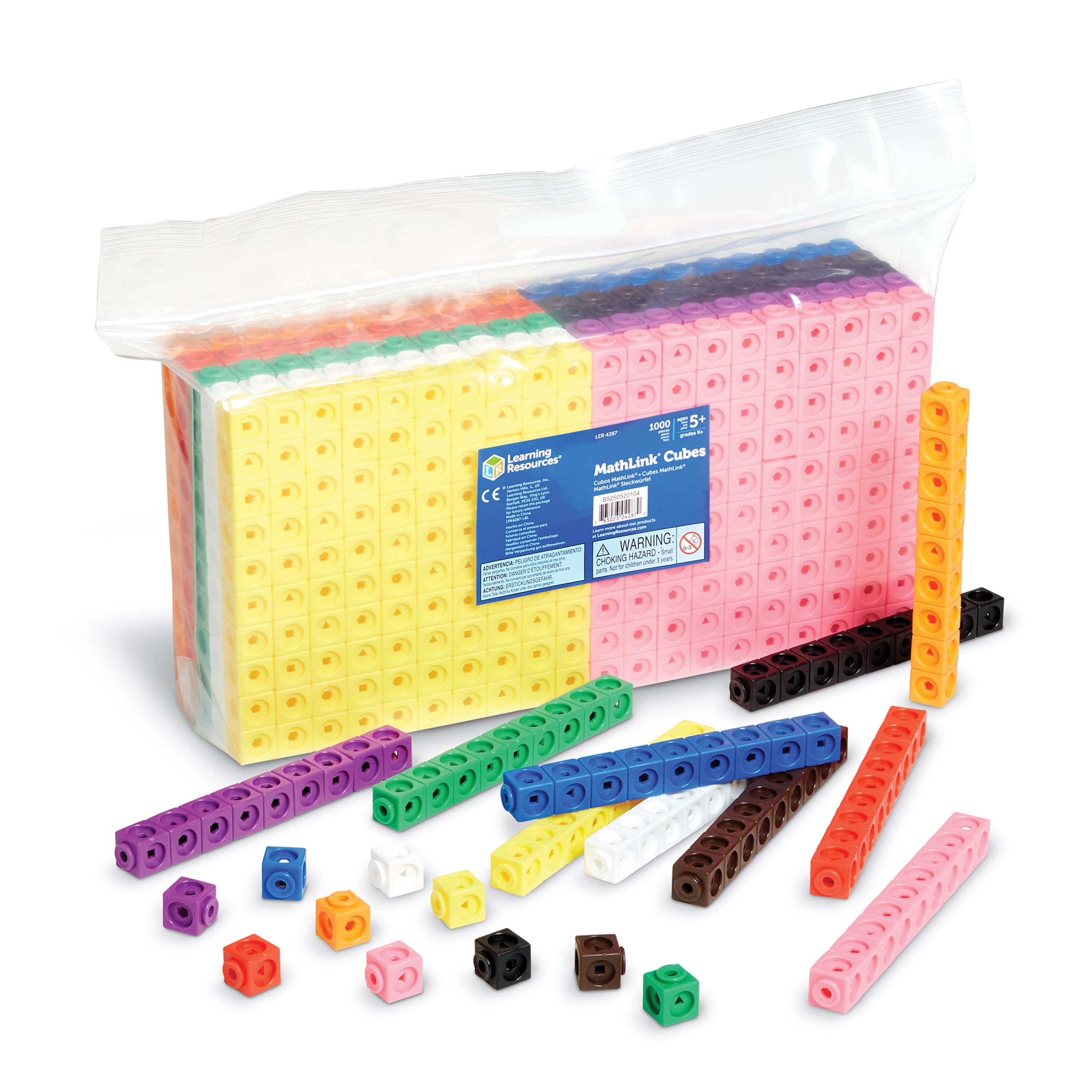 Learning Resources - Mathlink® Rekenblokjes, Set van 1000