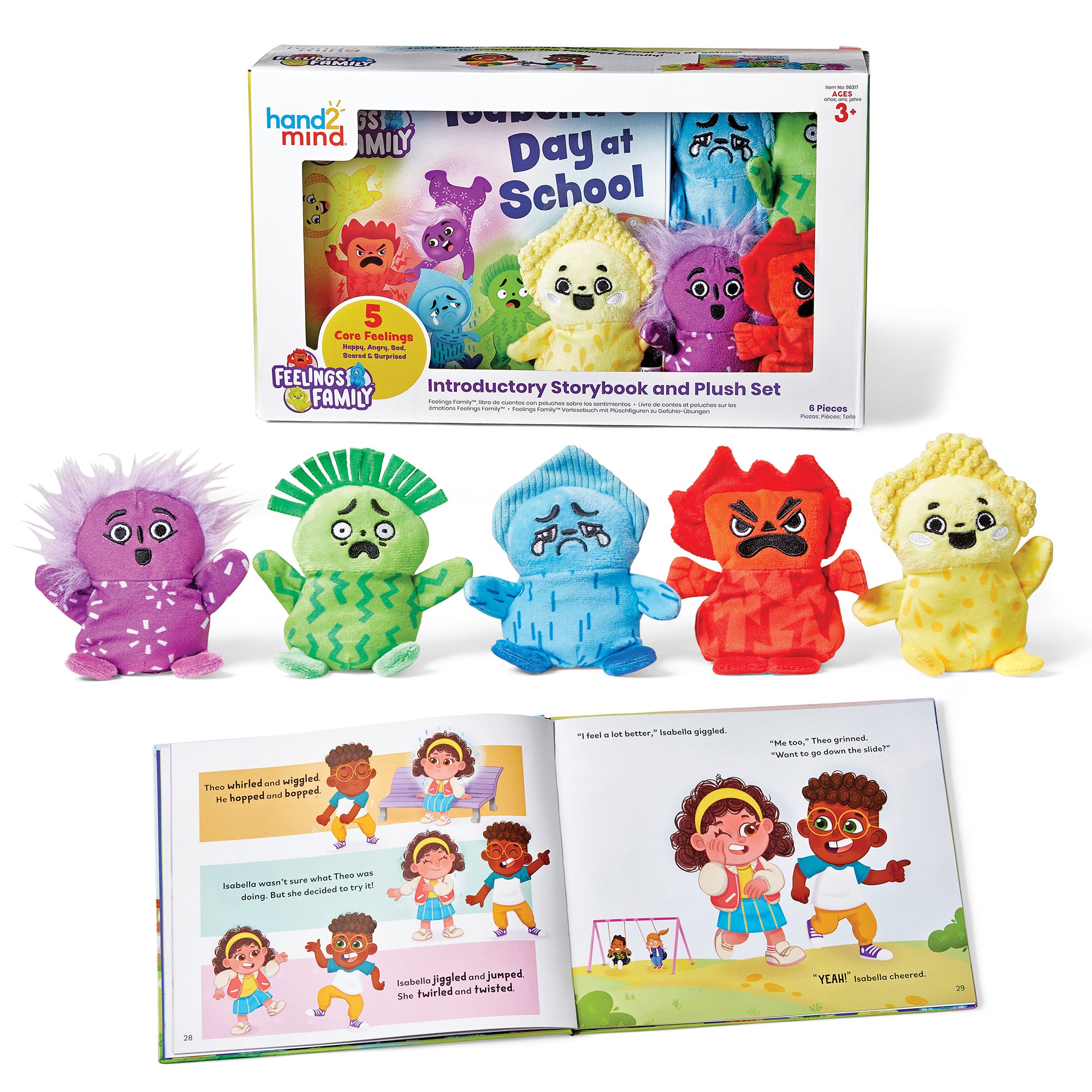 Learning Resources - Meet the Feelings Family™ Boekenset met Knuffel
