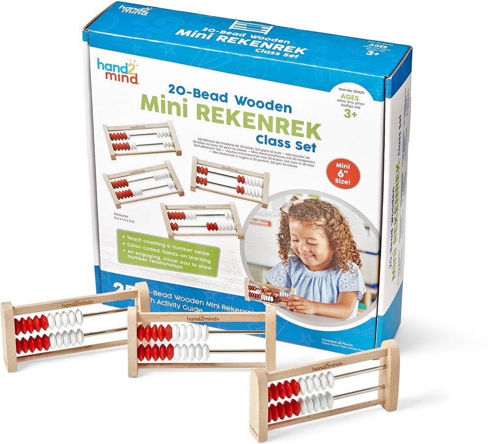 Learning Resources - Mini 20-Kralen Rekenrek (Set van 25)