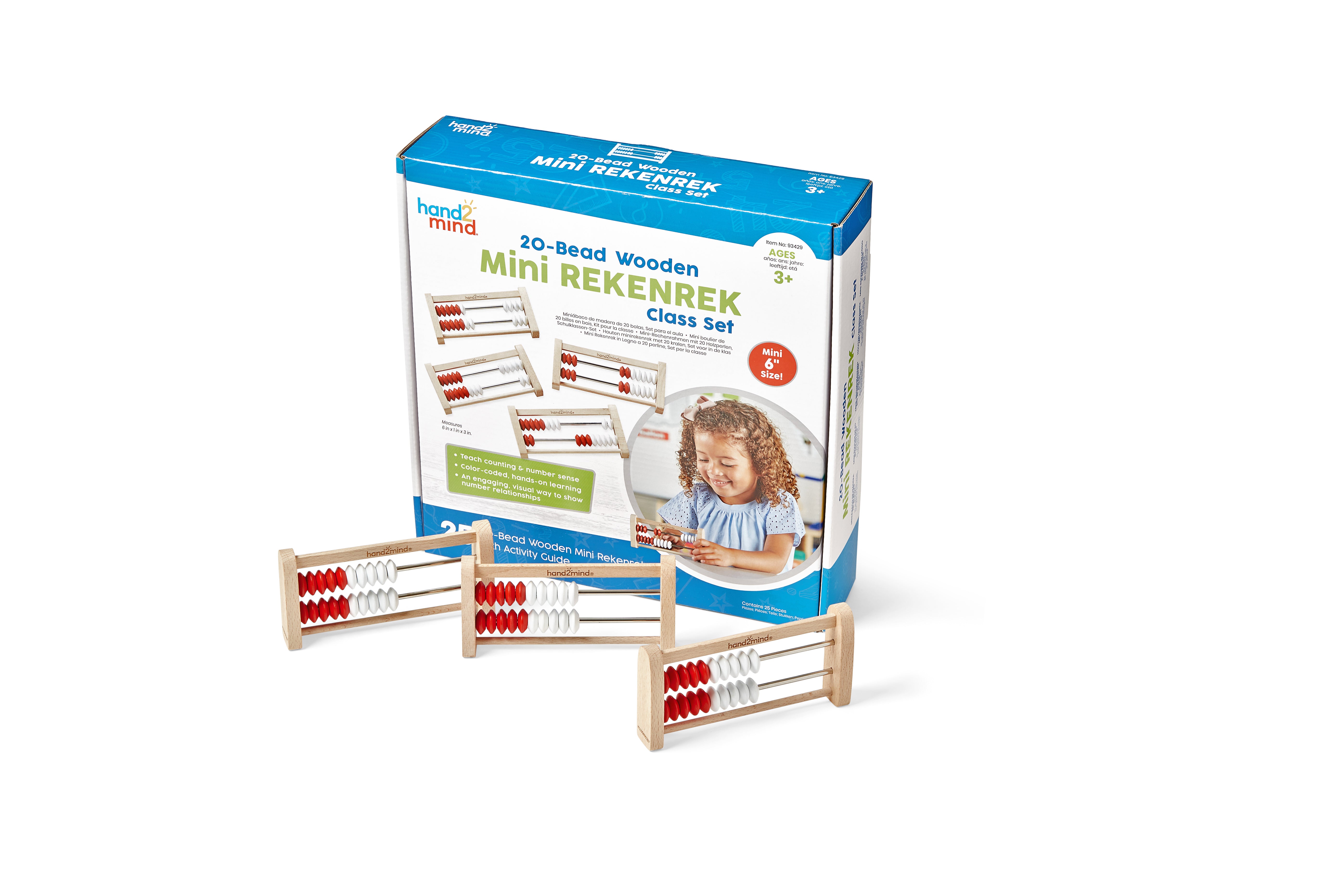 Learning Resources - Mini 20-Kralen Rekenrek (Set van 25)