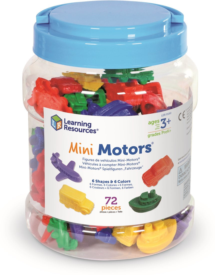 Learning Resources - Mini Motors® Counters (72 stuks) - sorteren