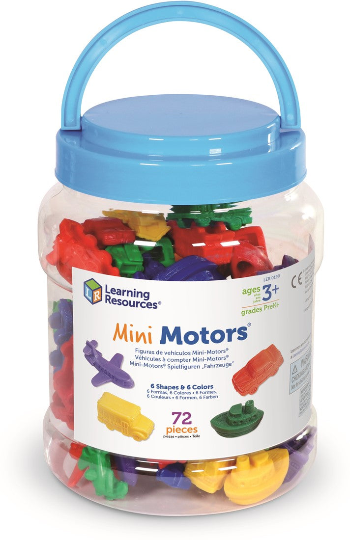 Learning Resources - Mini Motors® Counters (72 stuks) - sorteren