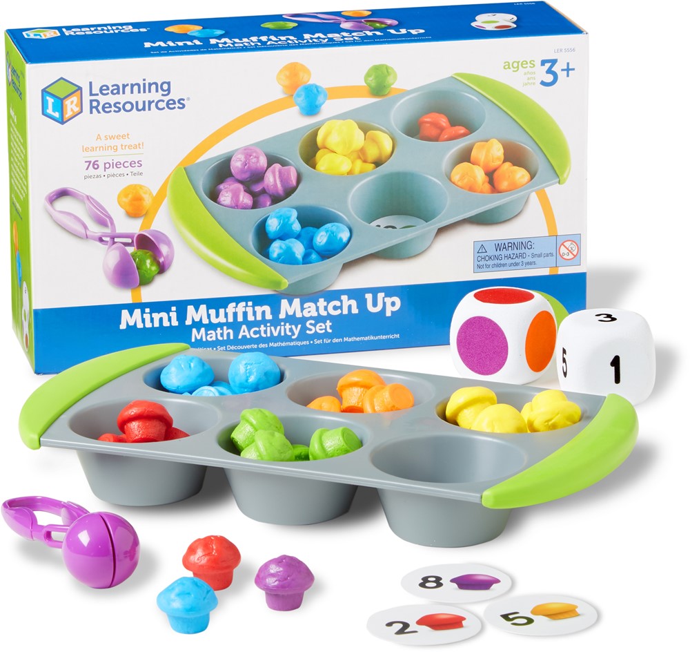 Learning Resources - Mini Muffin Telmatch Rekenactiviteit Set