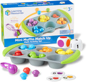Learning Resources - Mini Muffin Telmatch Rekenactiviteit Set