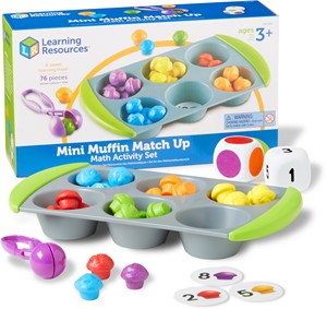 Learning Resources - Mini Muffin Telmatch Rekenactiviteit Set