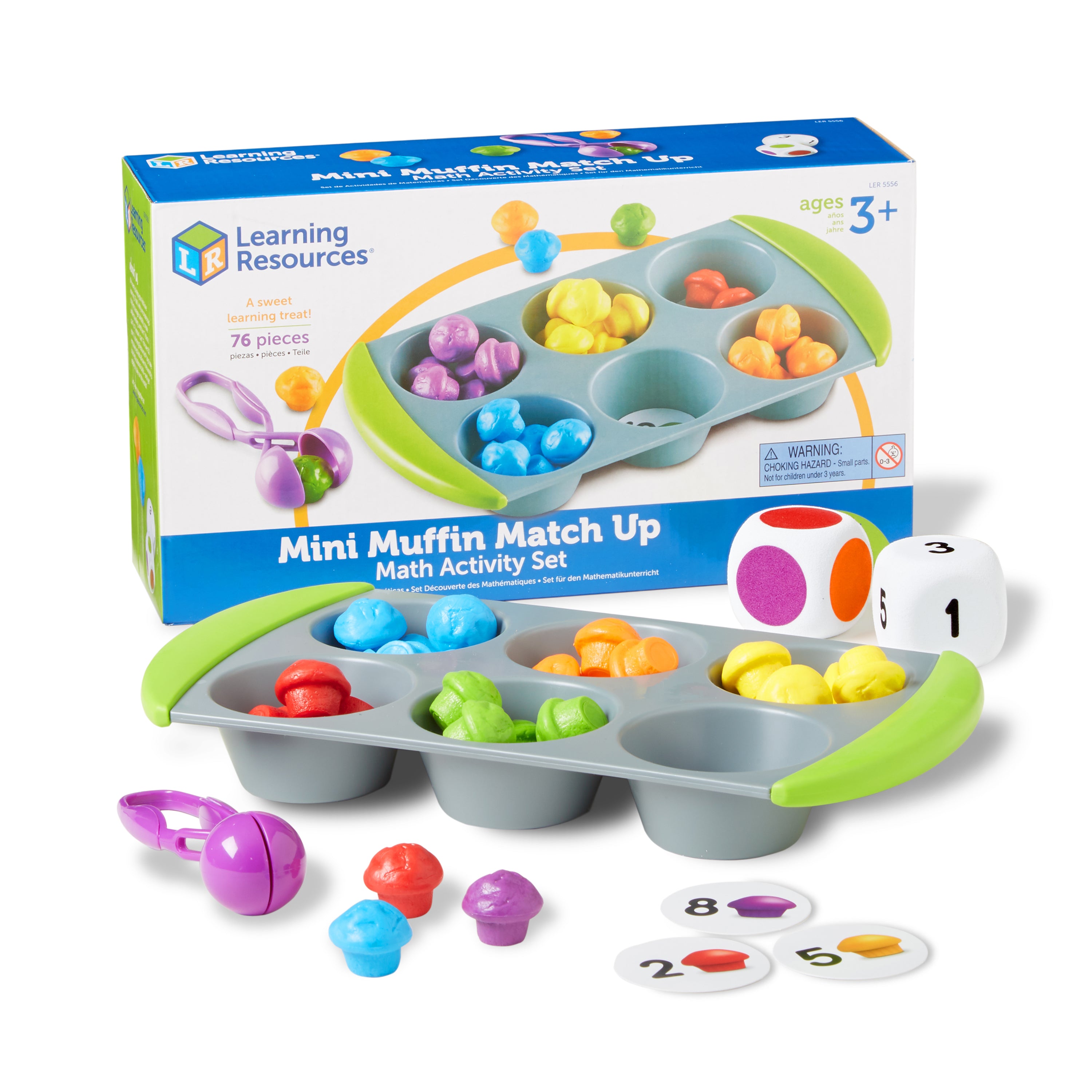 Learning Resources - Mini Muffin Telmatch Rekenactiviteit Set