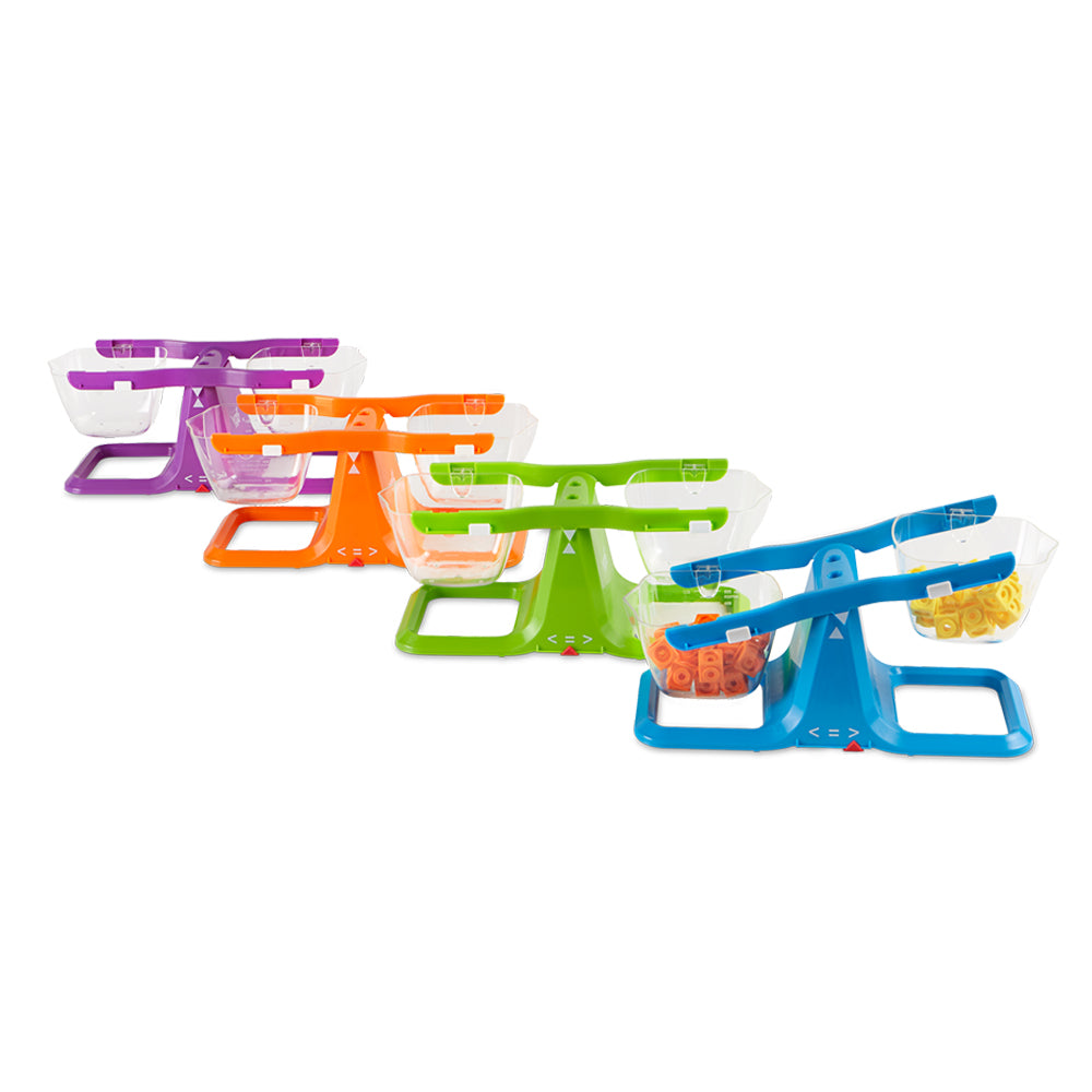 Learning Resources - Stapelbare Emmerweegschalen, Set van 4