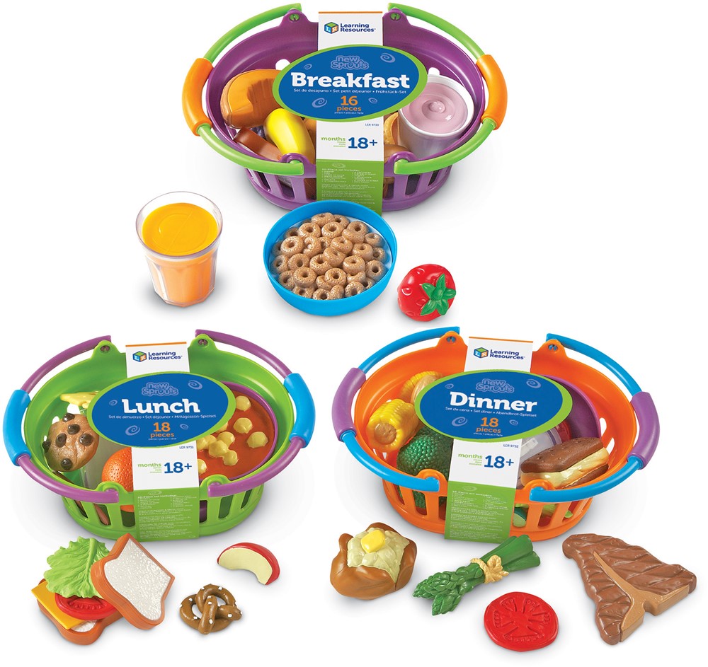 Learning Resources - New Sprouts Ontbijt, Lunch en Diner Mandjes