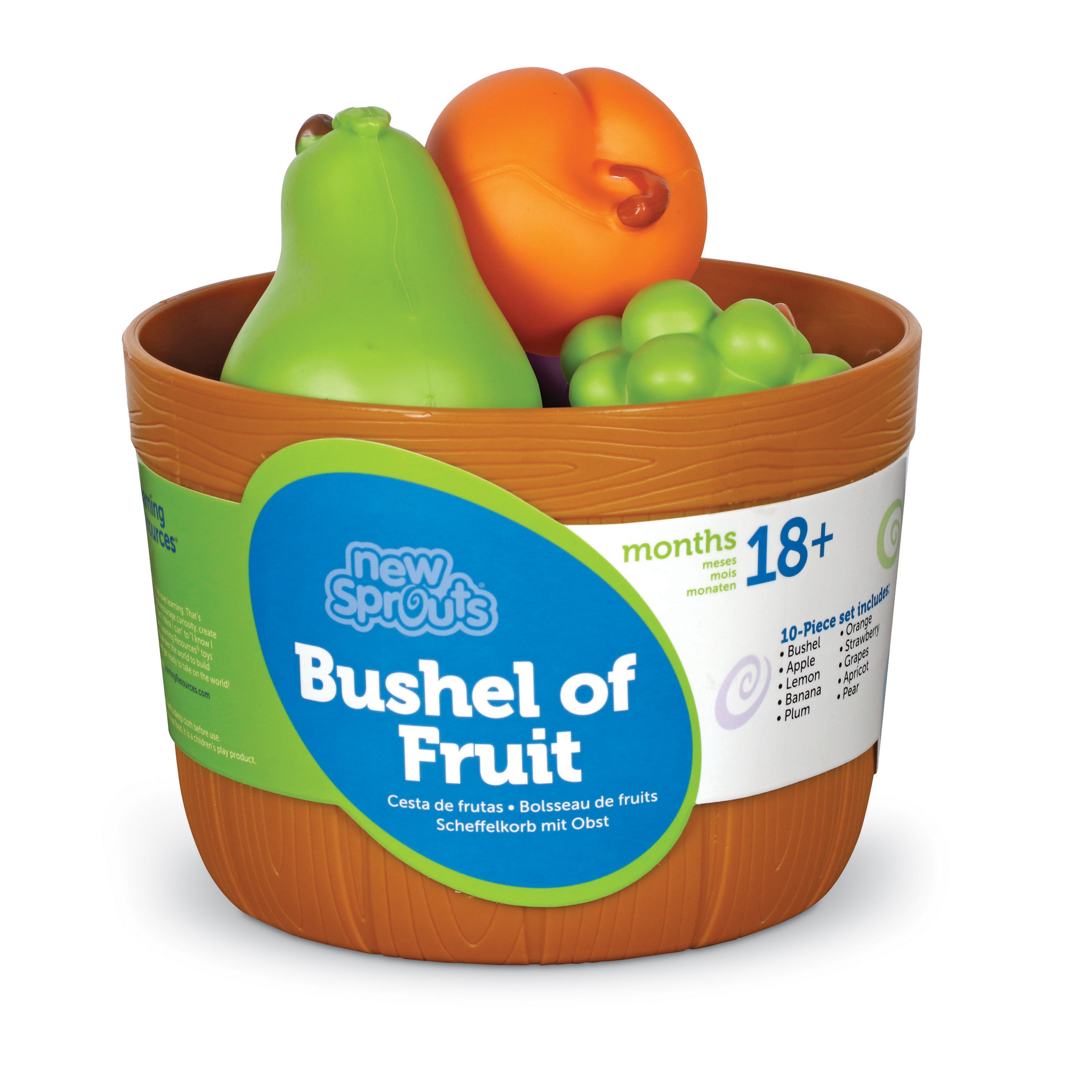 Learning Resources - New Sprouts Mand met Speelgoedfruit