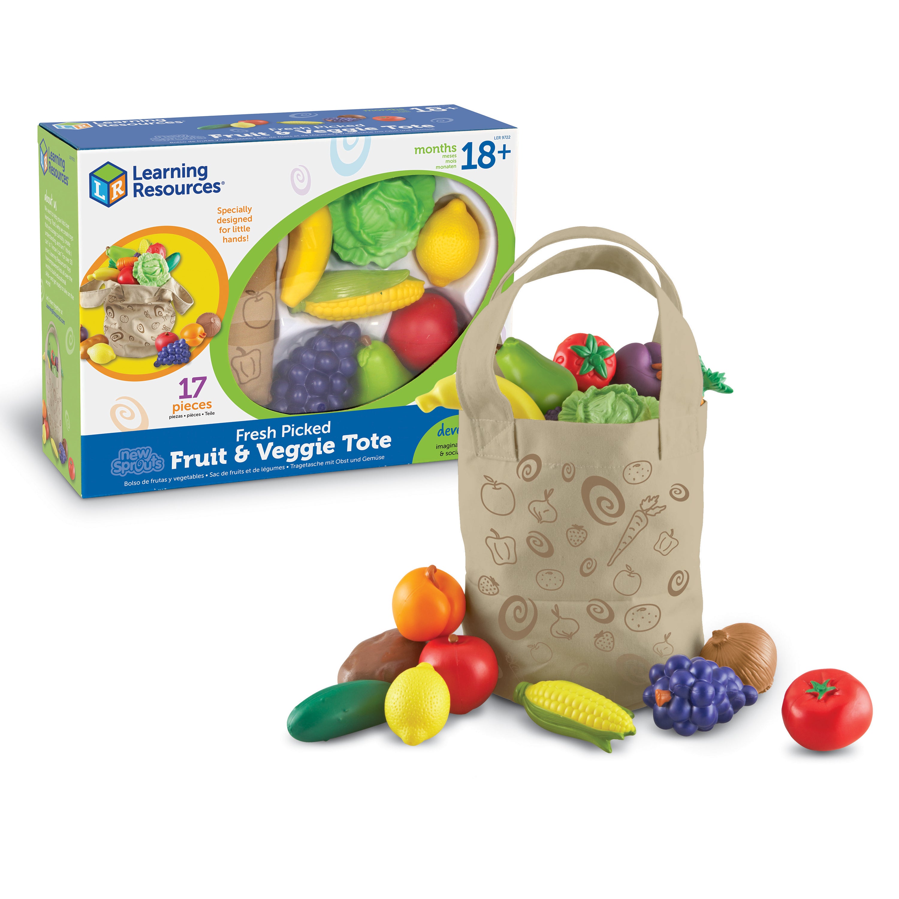 Learning Resources - New Sprouts Fruit en Groenten Tas