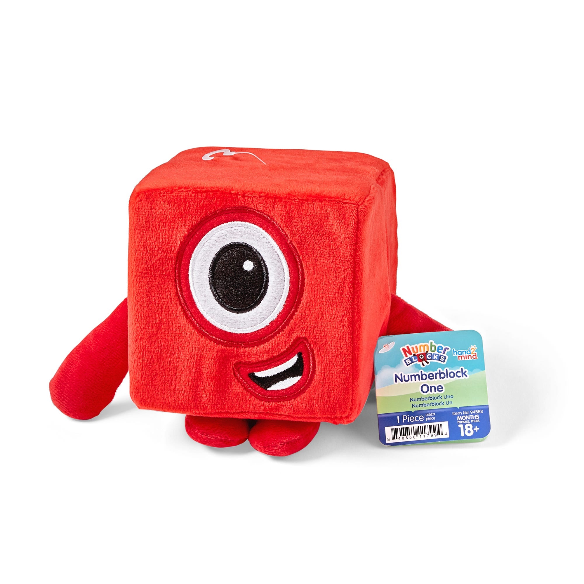 Learning Resources - Numberblock One Knuffel