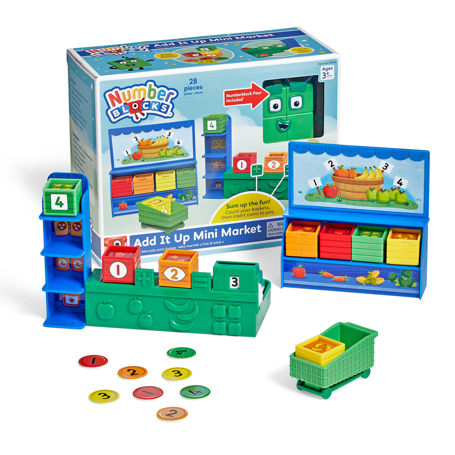 Learning Resources - Numberblocks™ Zingende Octoblock Knuffel met Licht en Geluid