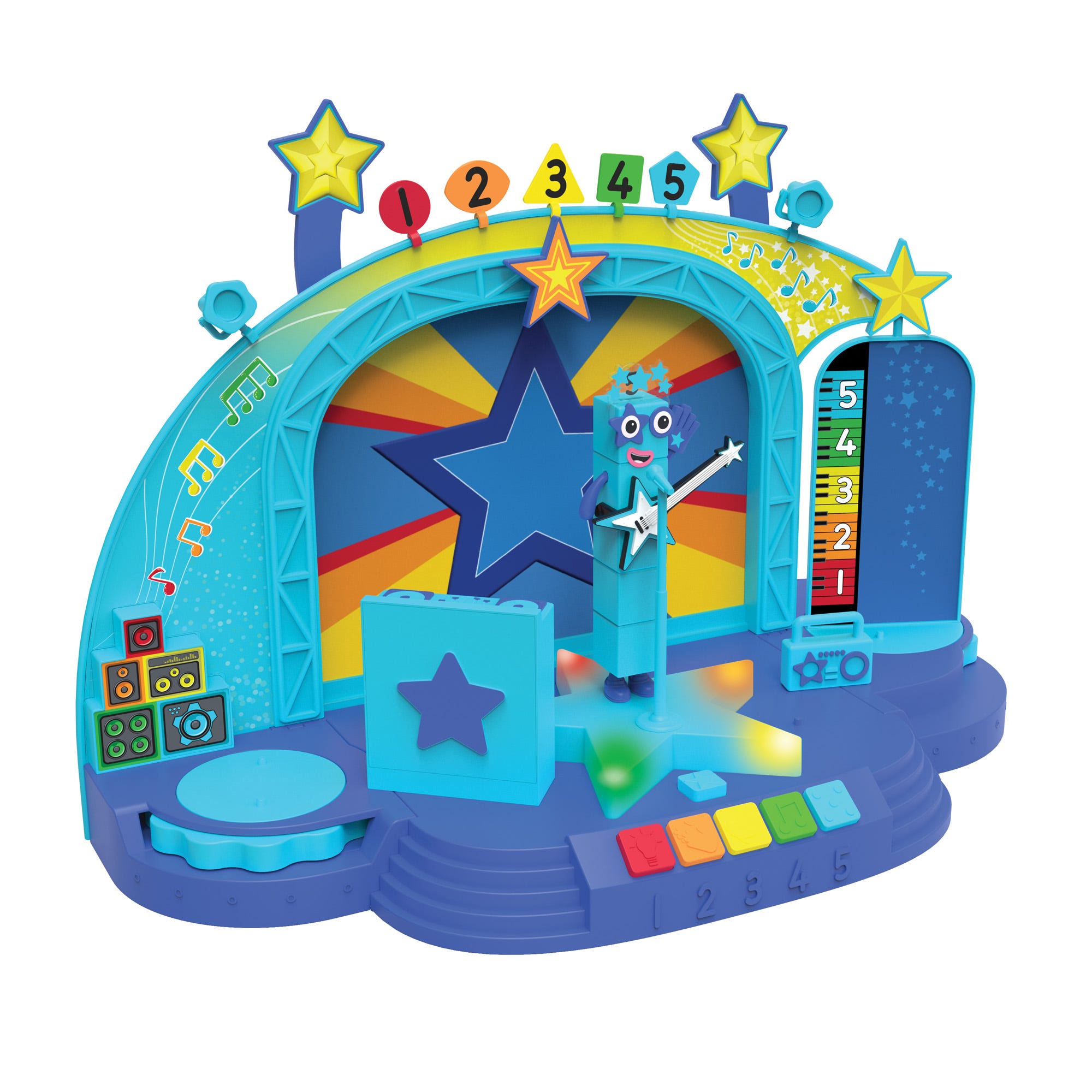 Learning Resources - Numberblocks Vijf Muzikaal Supersterpodium