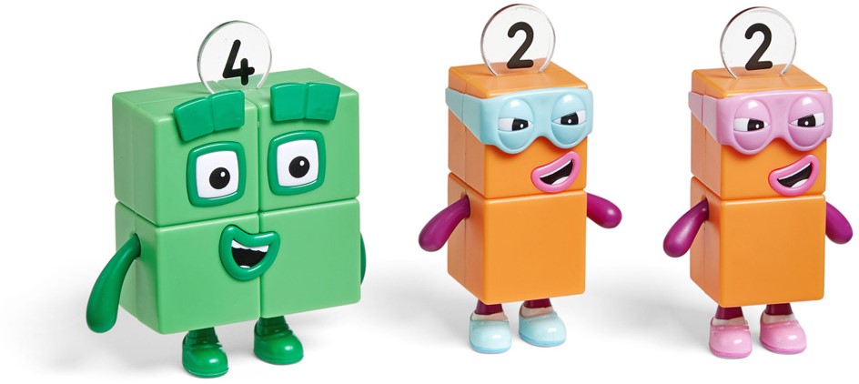Learning Resources - Numberblocks Four and the Terrible Twos Speelfiguur