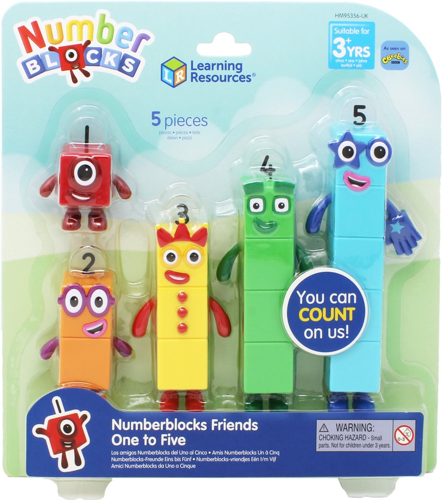 Learning Resources - Numberblocks Vriendjes Een tot Vijf Geheugenspel