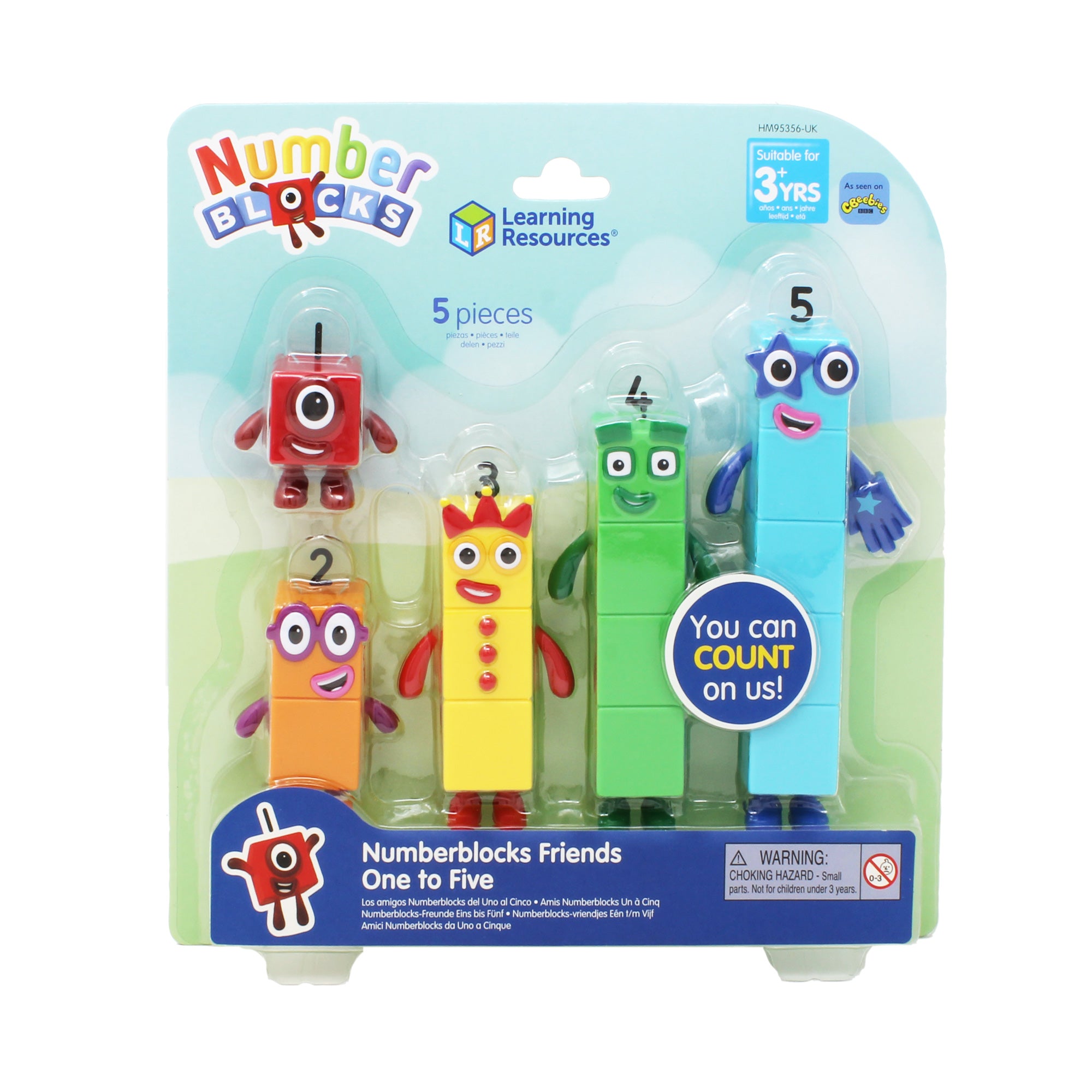 Learning Resources - Numberblocks Vriendjes Een tot Vijf Geheugenspel