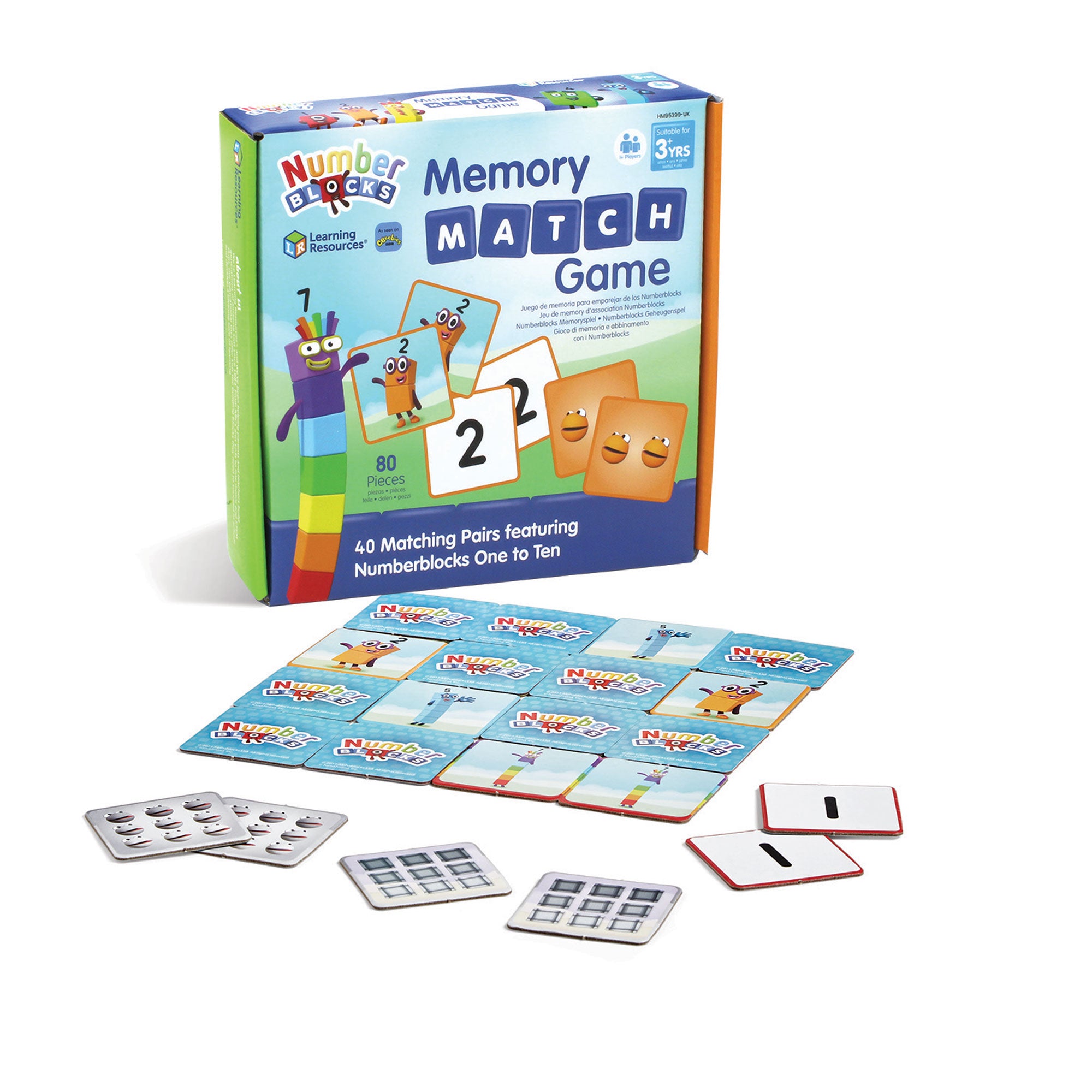 Learning Resources - Numberblocks Memory Match Puzzelspel