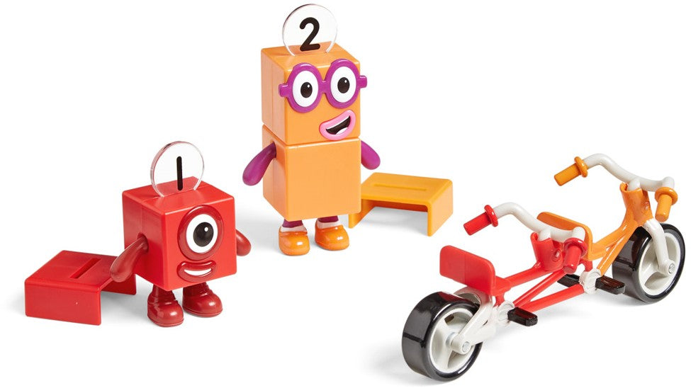 Learning Resources - Numberblocks Één en Twee Fietsavontuur - 5-delige set